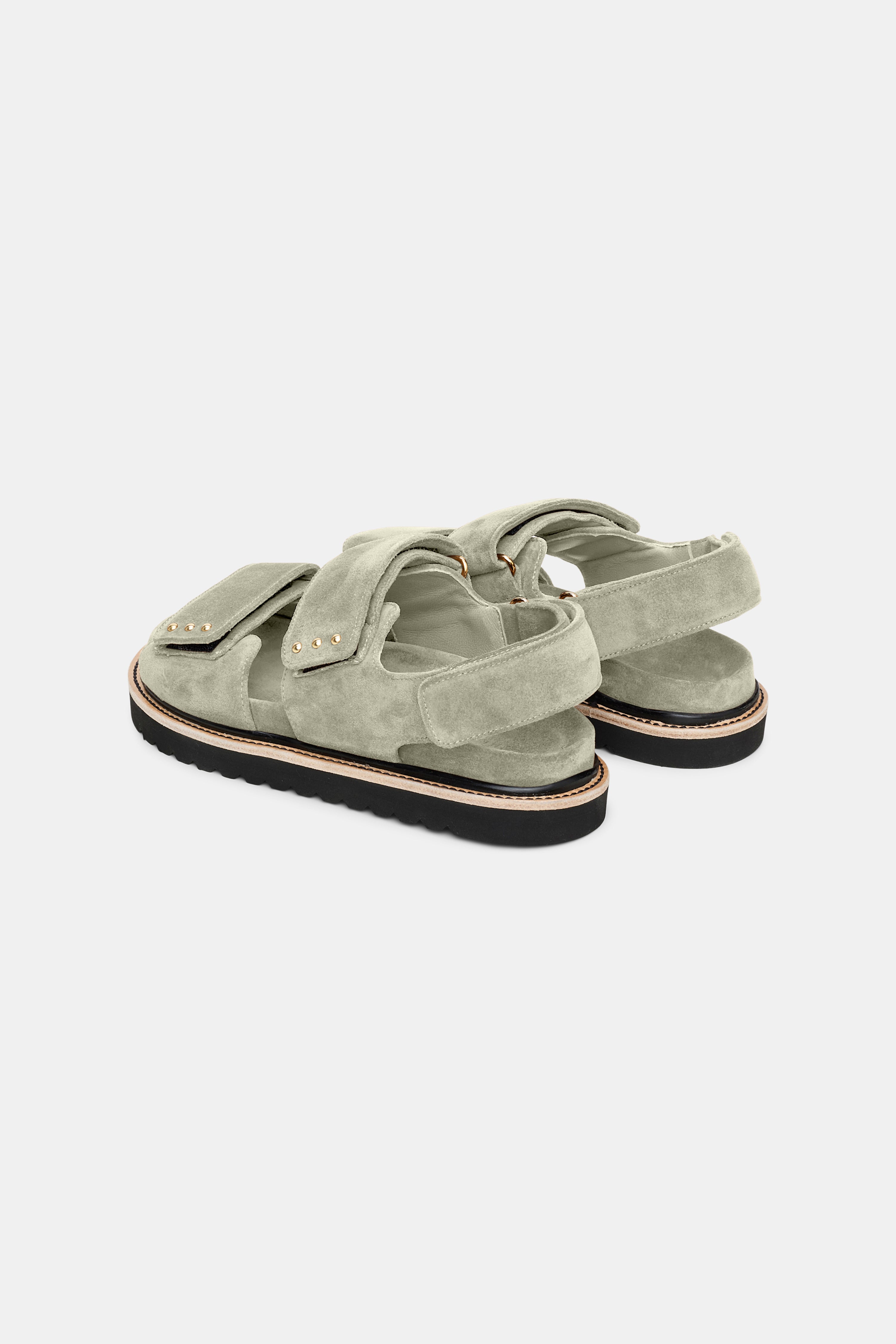SUEDE SENSATION velcro strap footbed