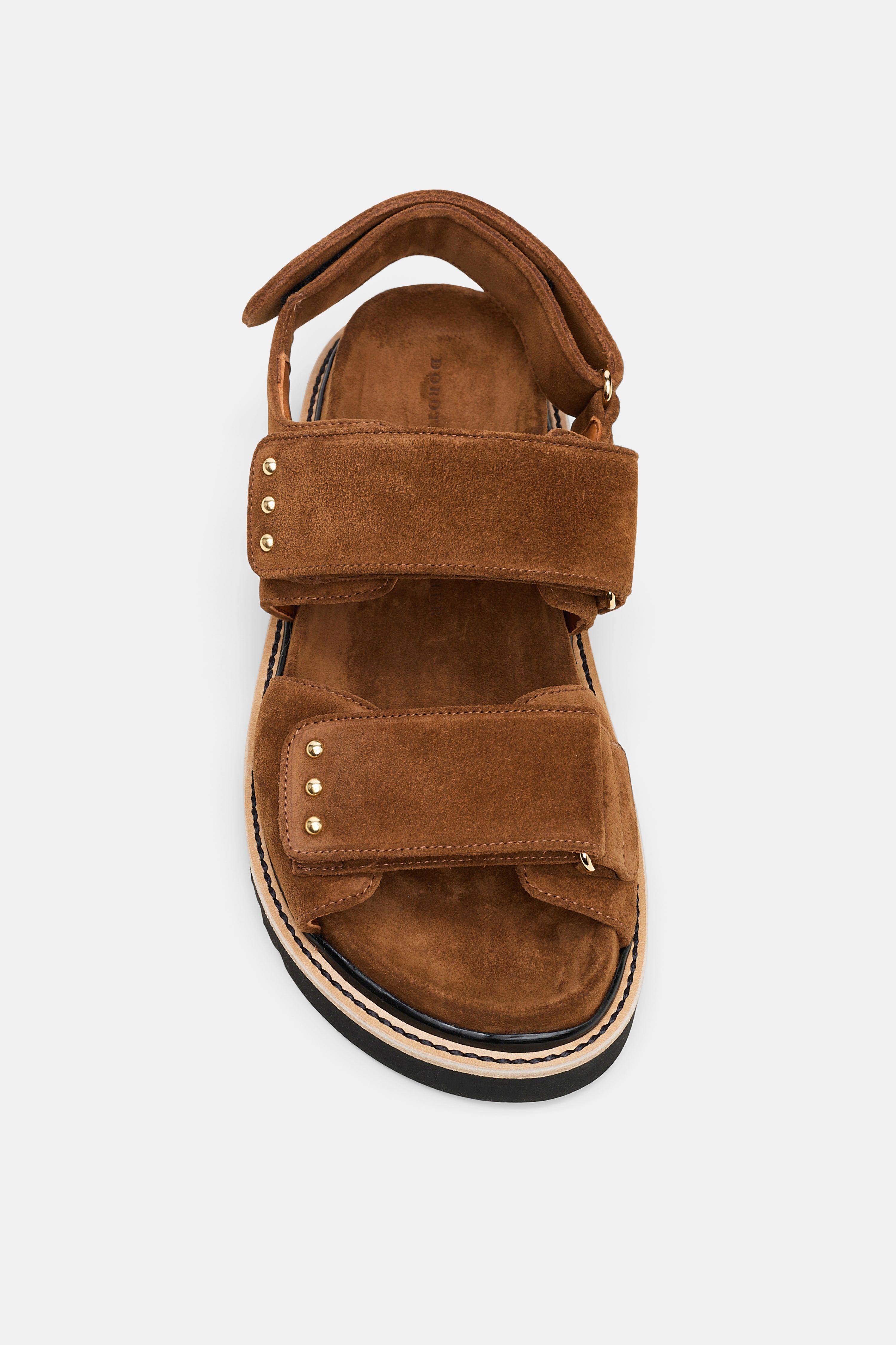 SUEDE SENSATION velcro strap footbed