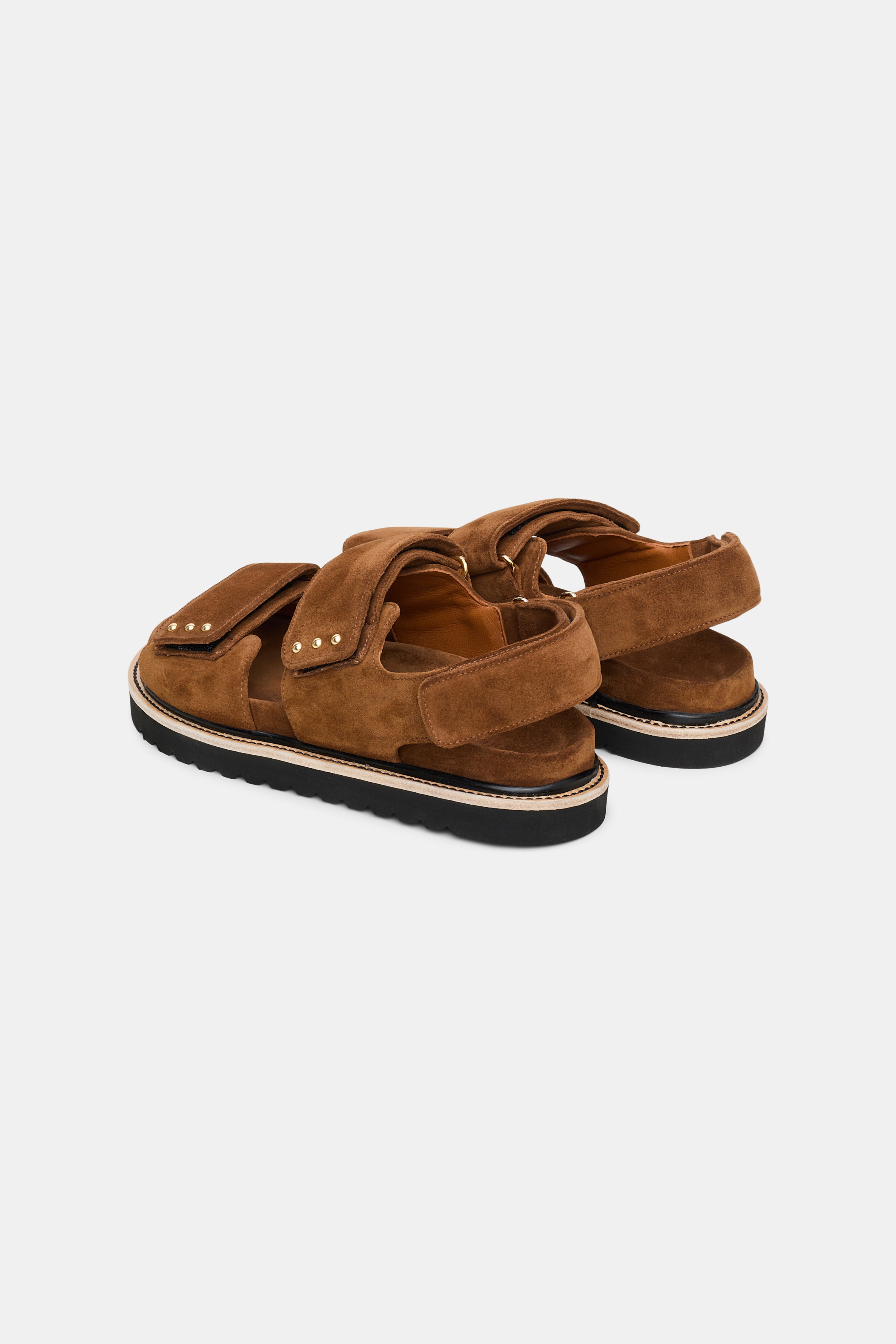 SUEDE SENSATION velcro strap footbed