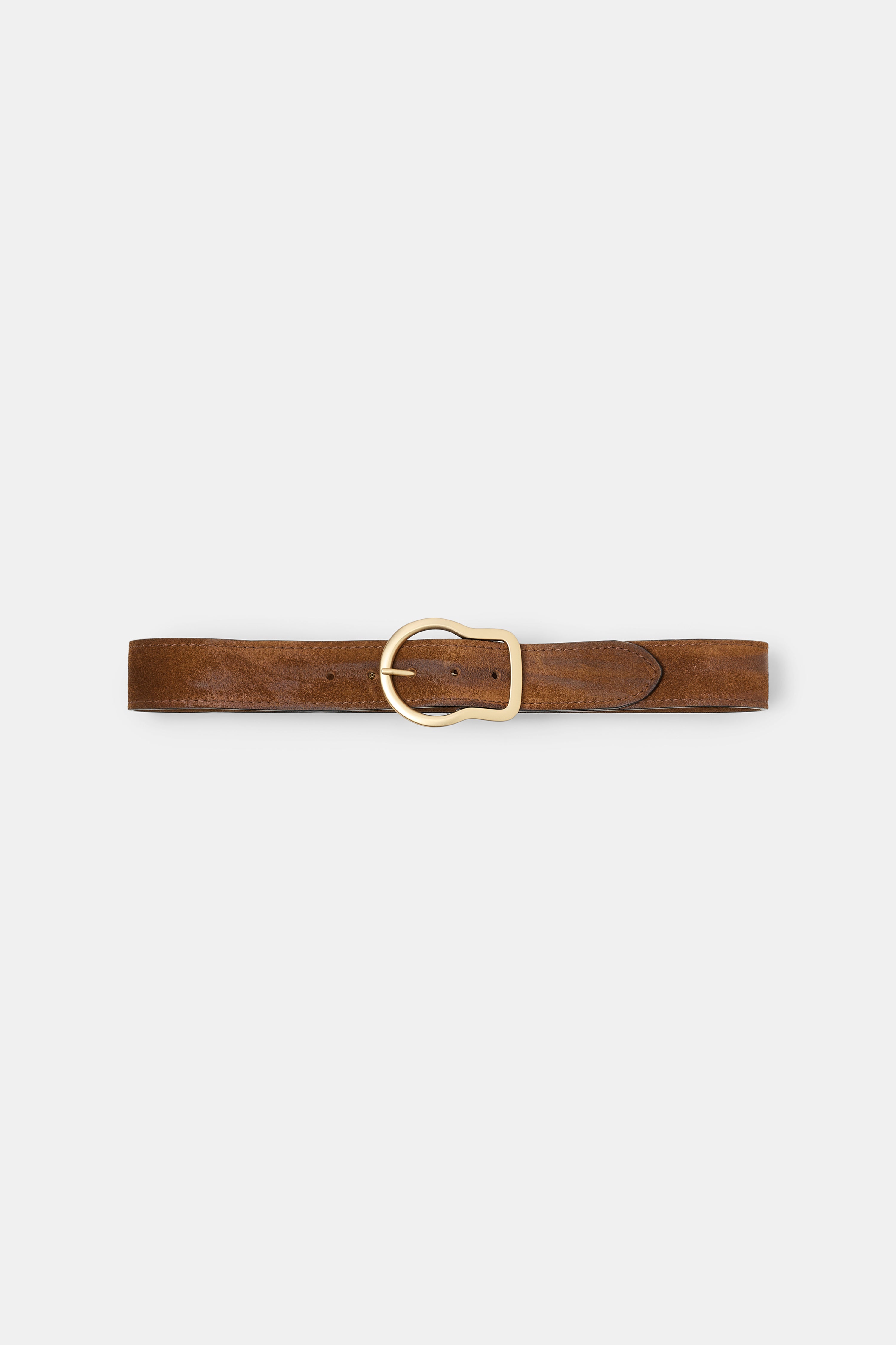 SUEDE SENSATION 4cm waxed belt