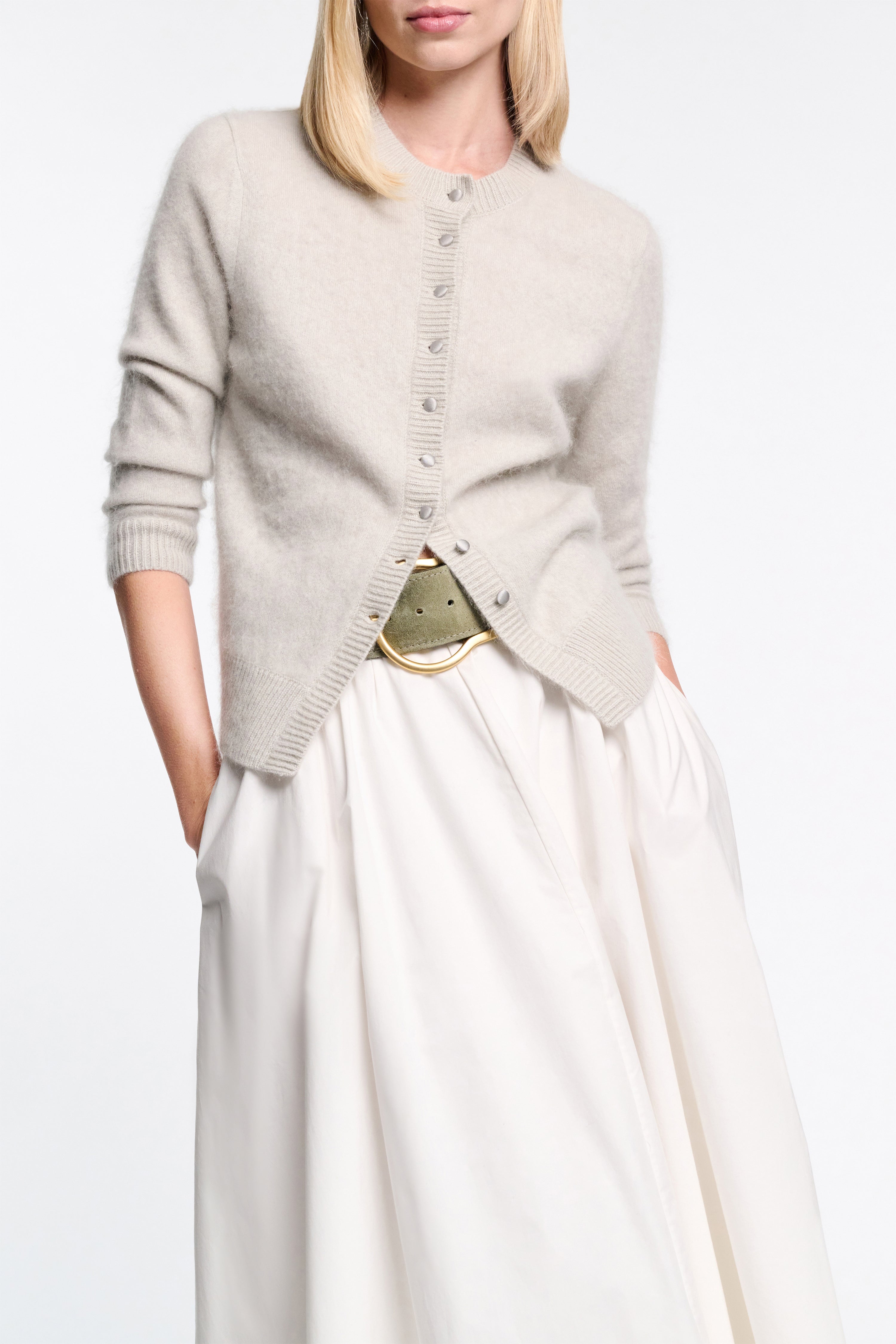 SUEDE SENSATION 6cm waxed belt