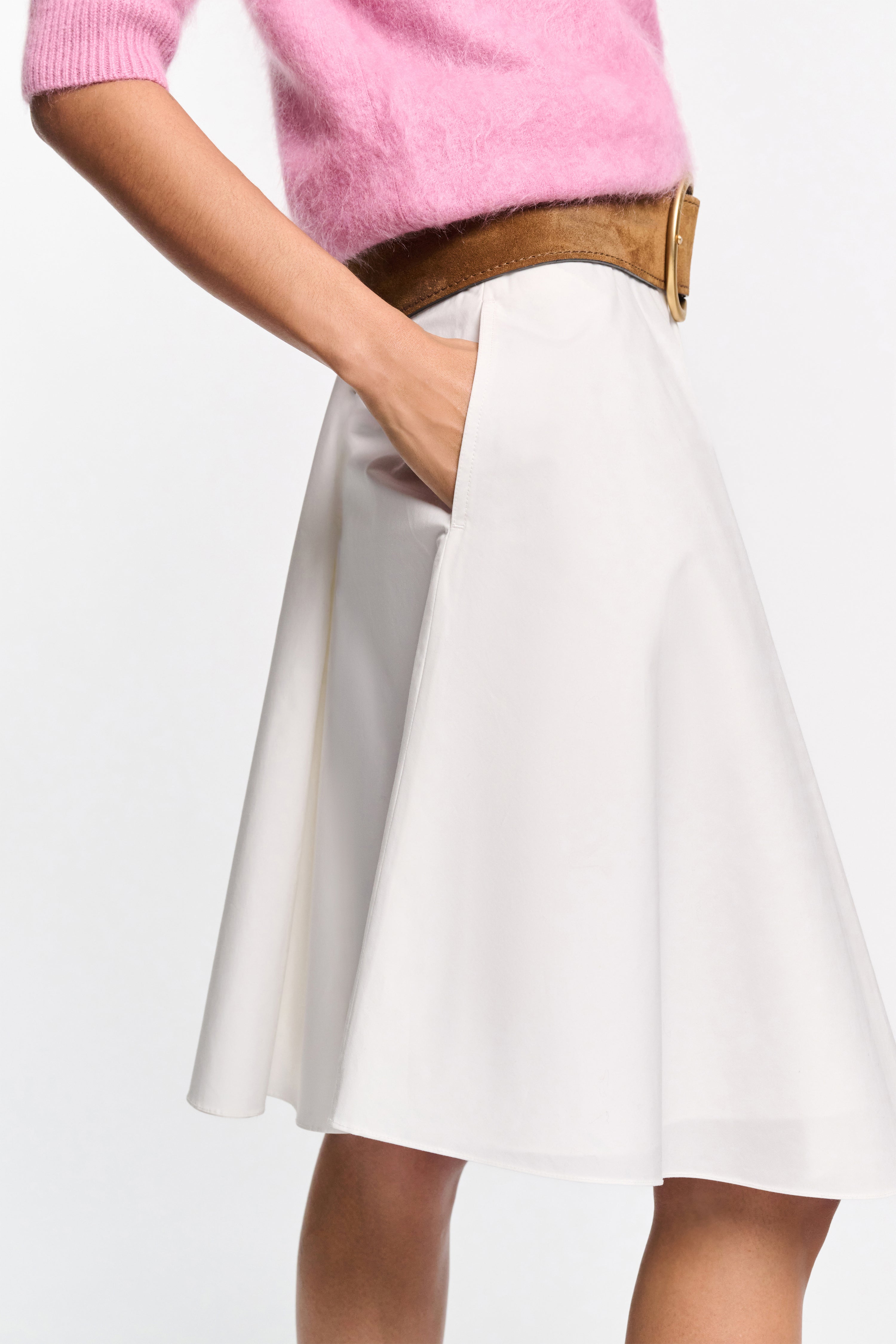 SUEDE SENSATION 6cm waxed belt