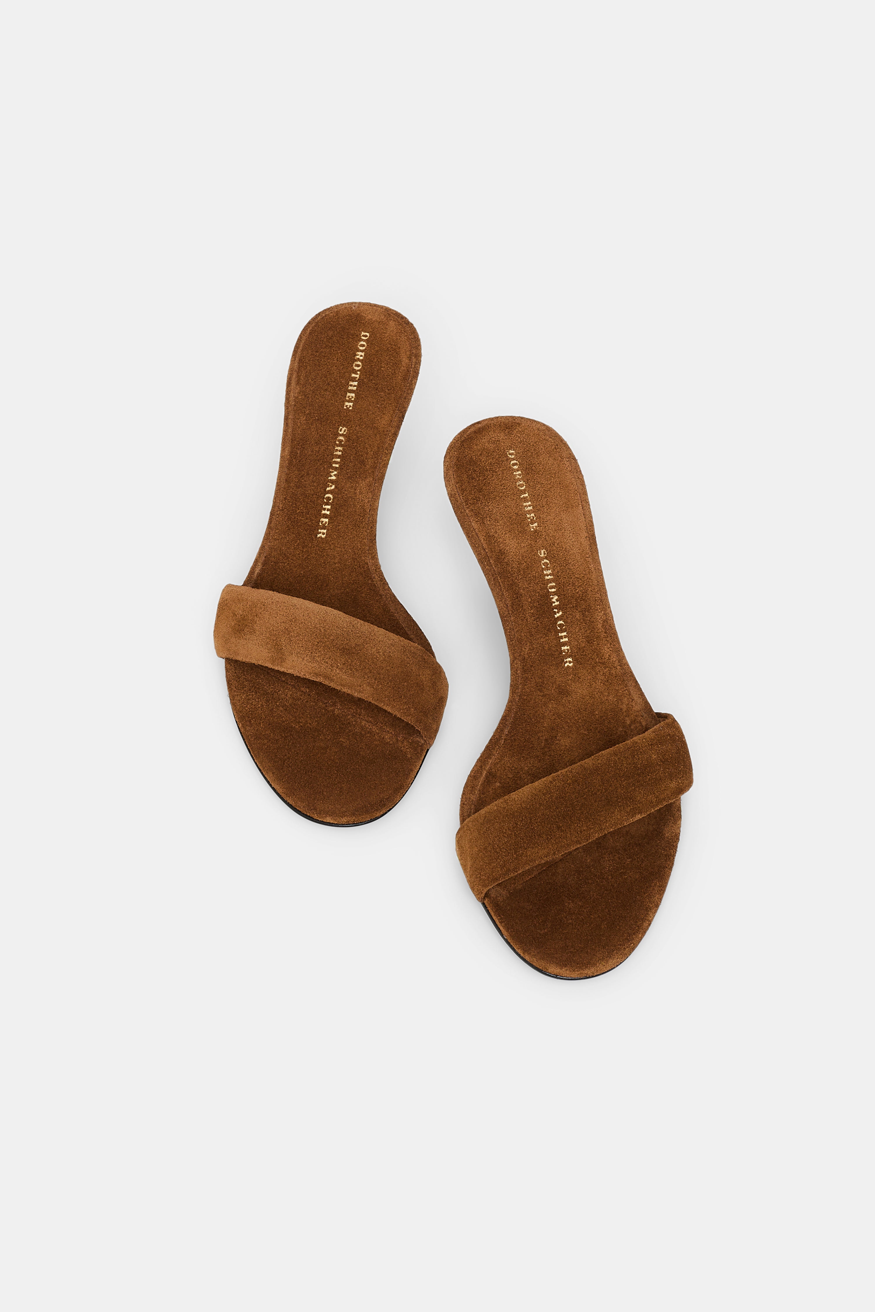 SUEDE SENSATION kitten heel sandal