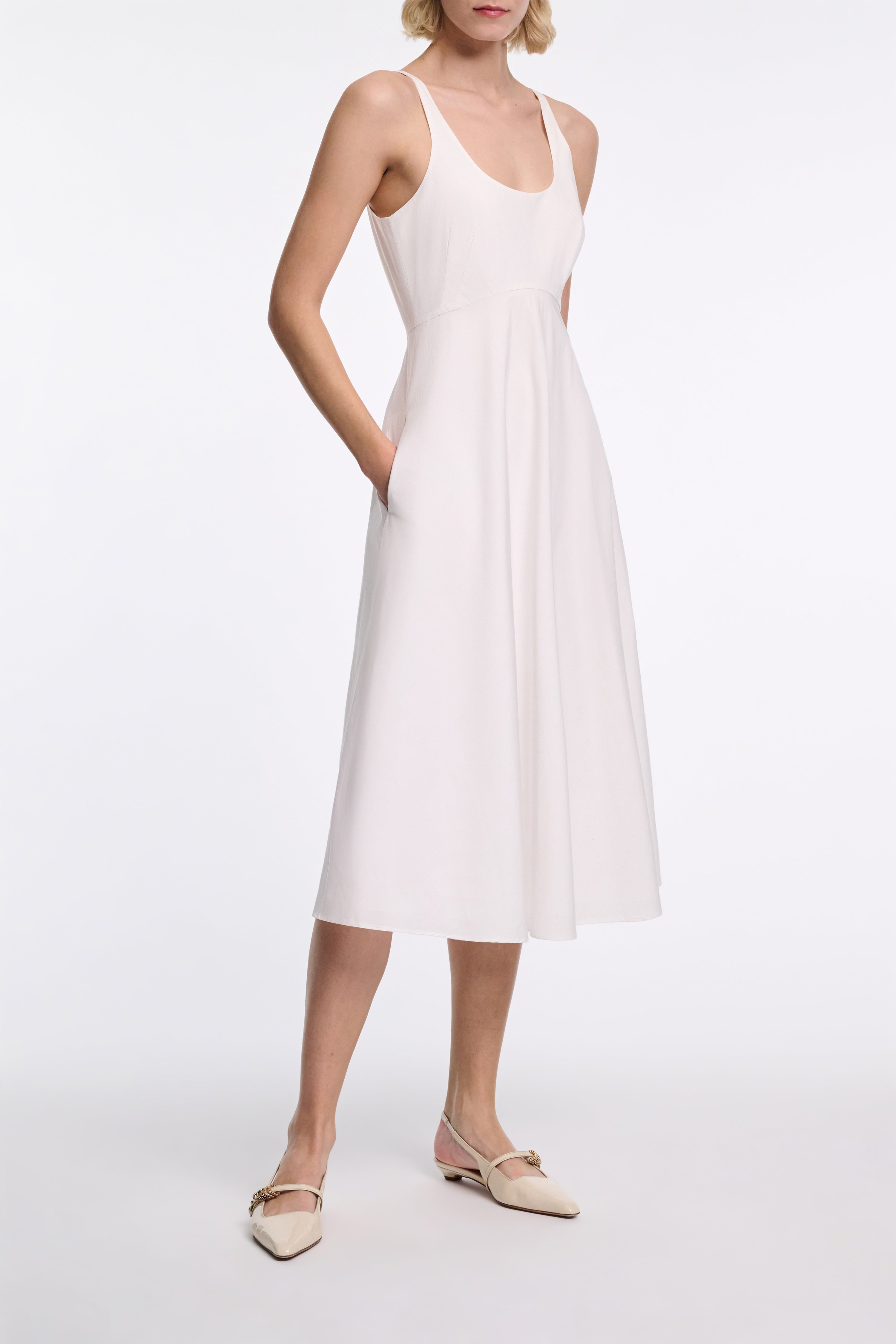 POPLIN POWER dress