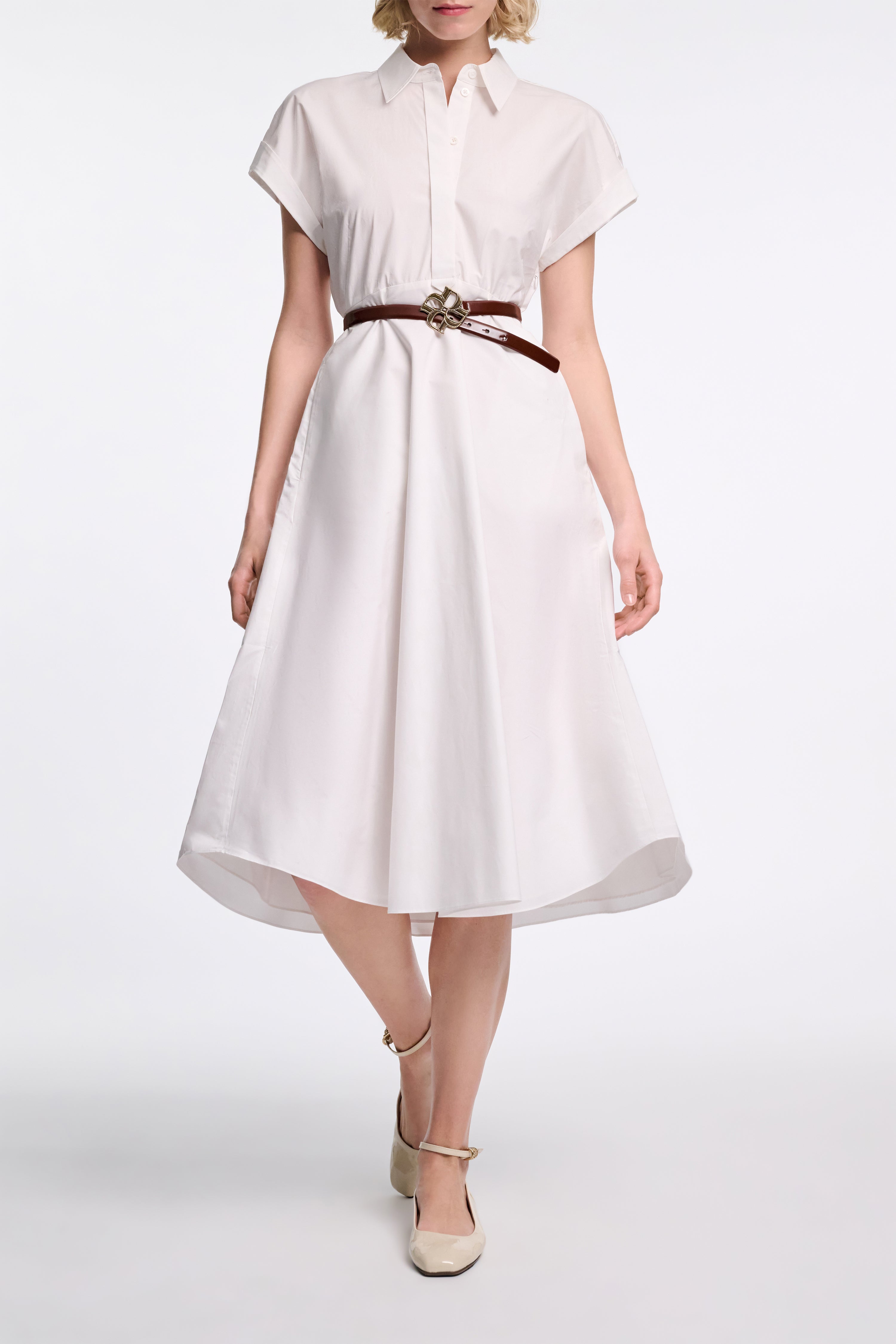 POPLIN POWER dress