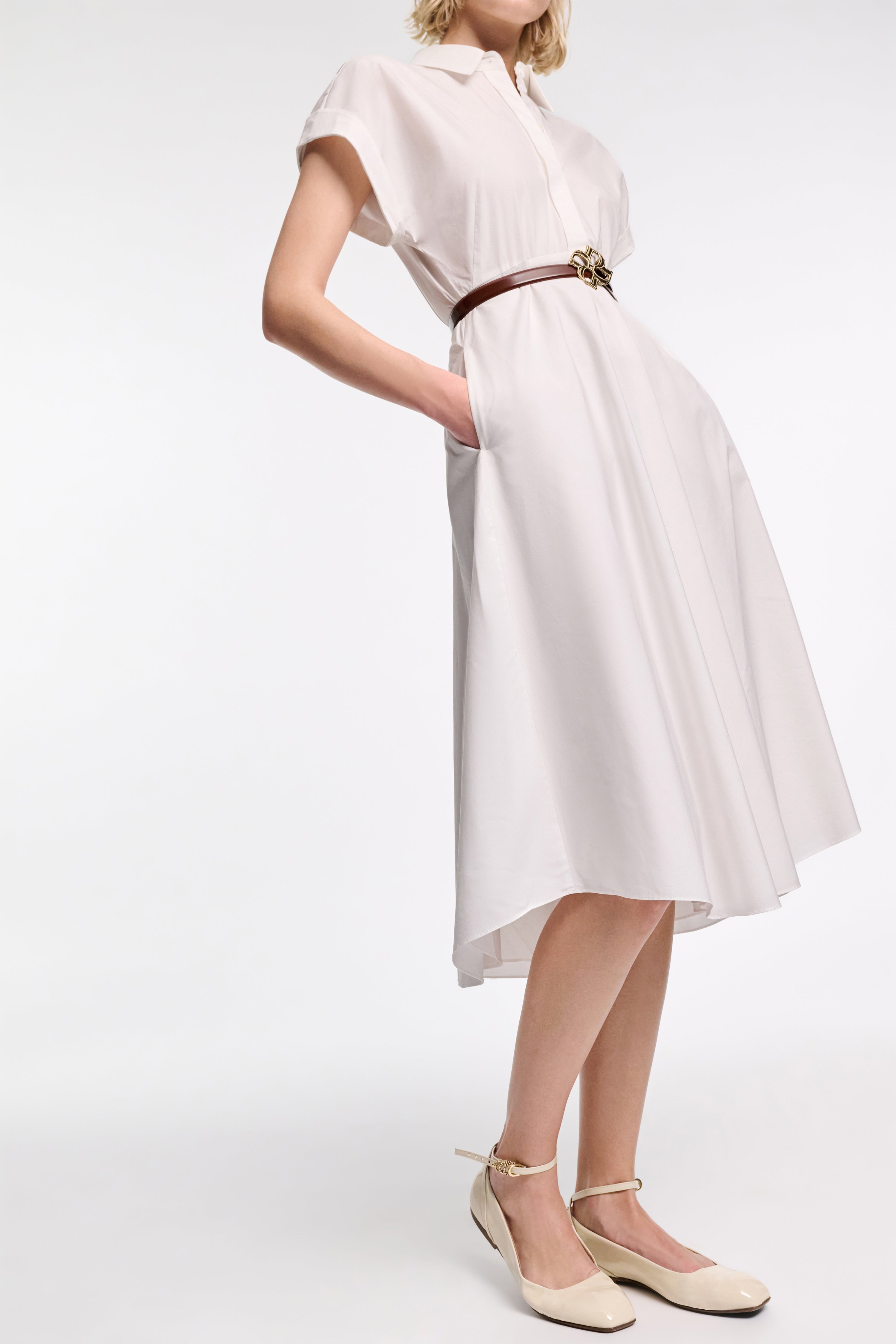 POPLIN POWER dress
