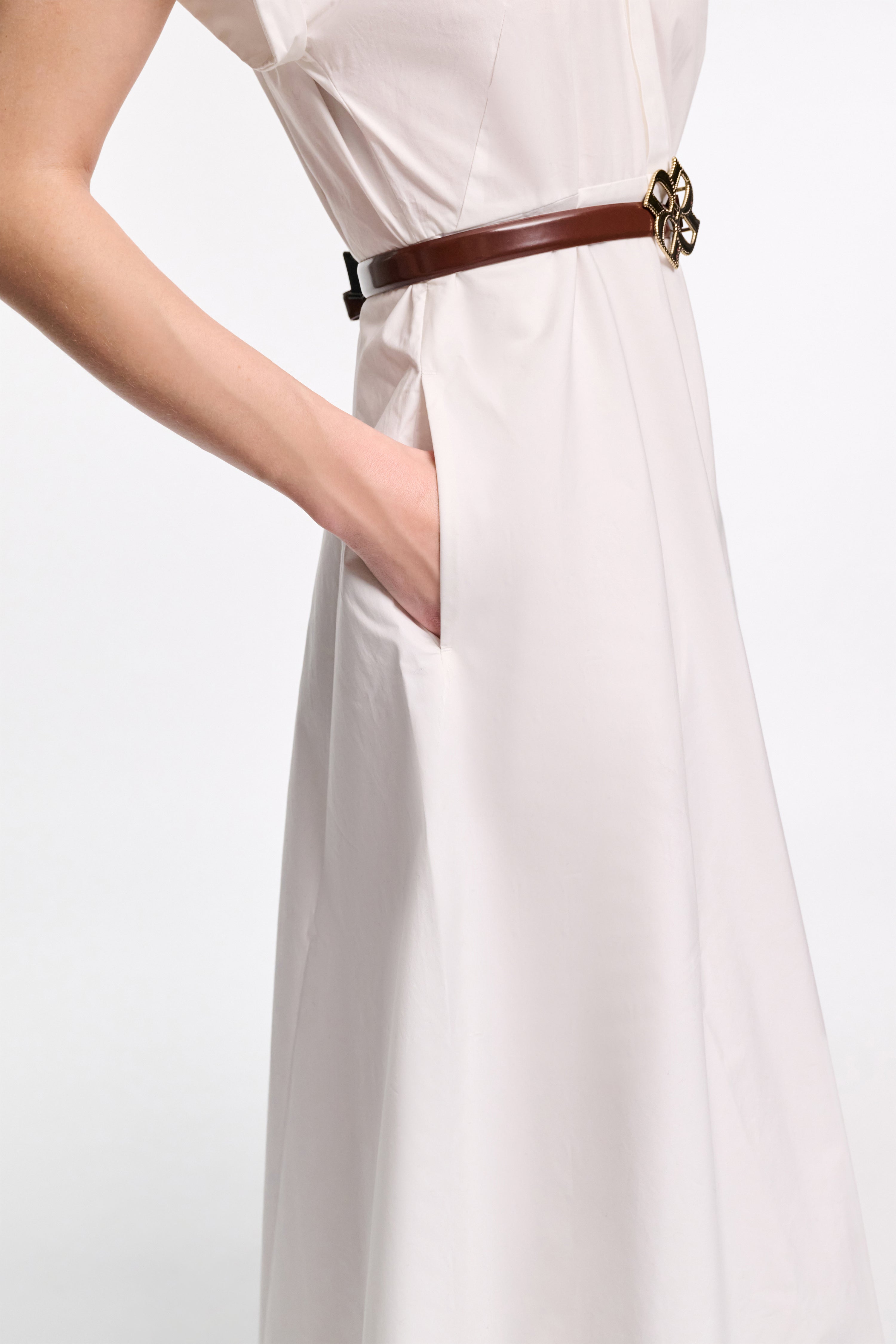 POPLIN POWER dress