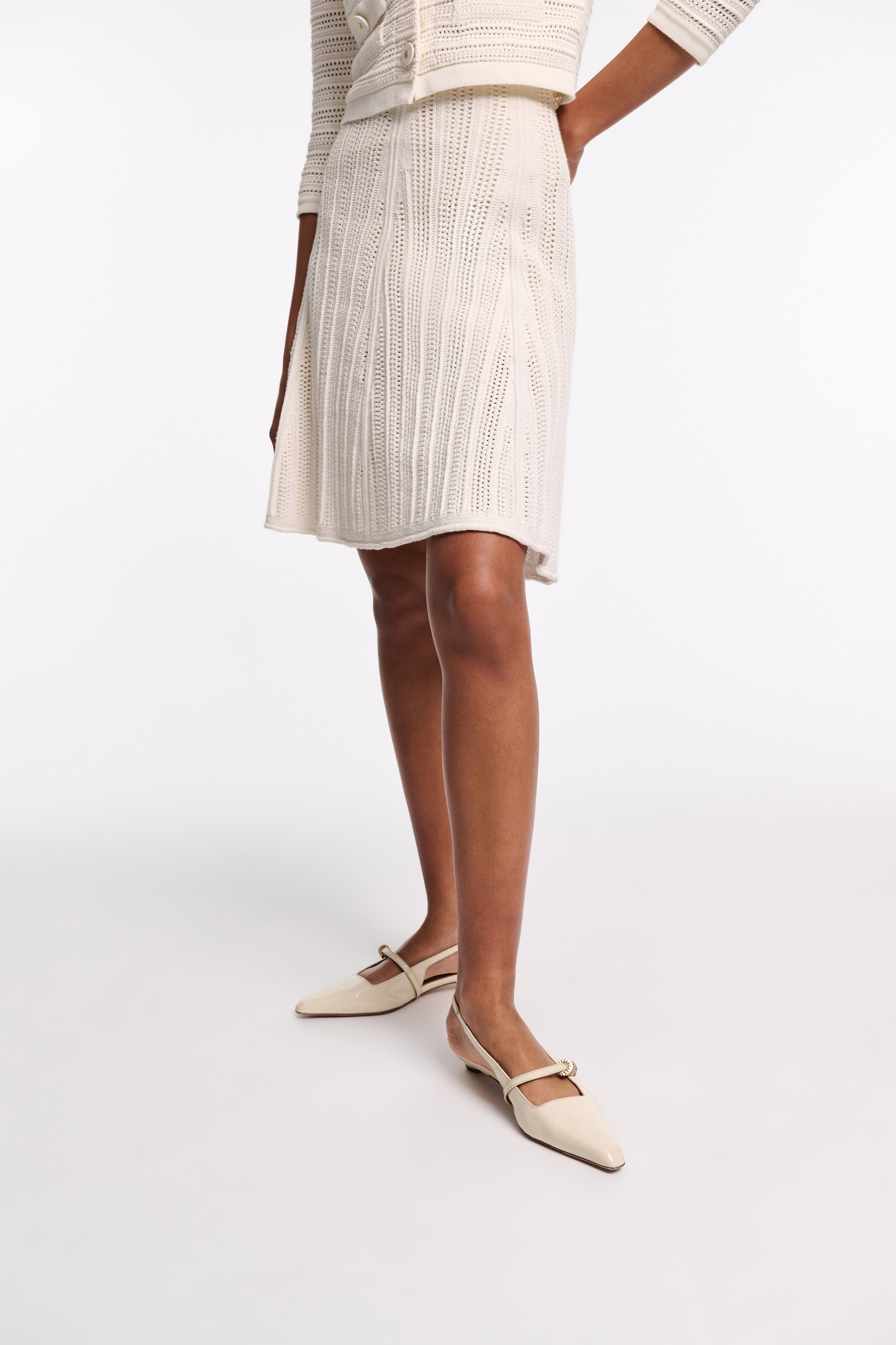 GLOSSY SHINE- Slingback Flat