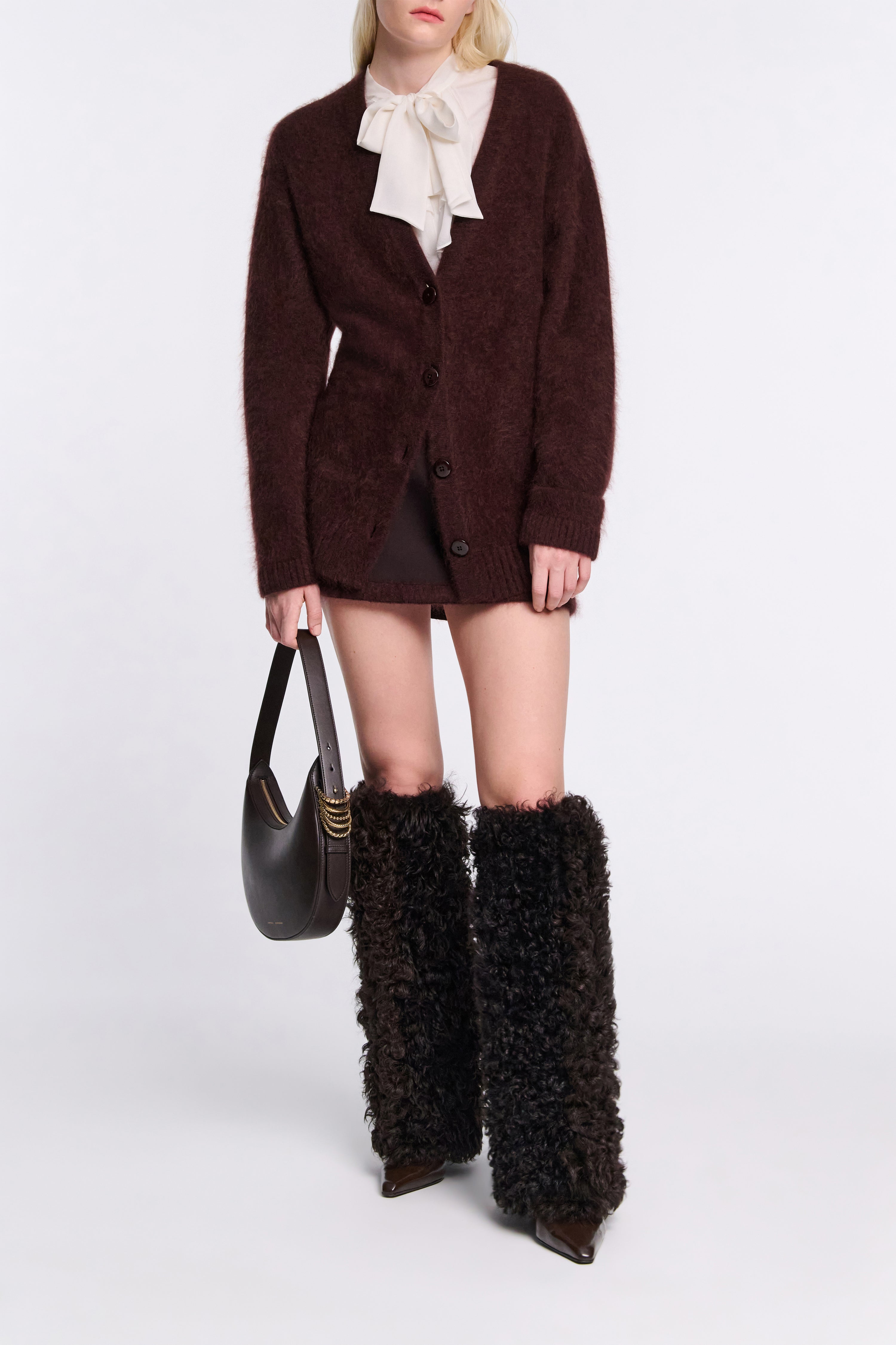 FLUFFY STATEMENT cardigan