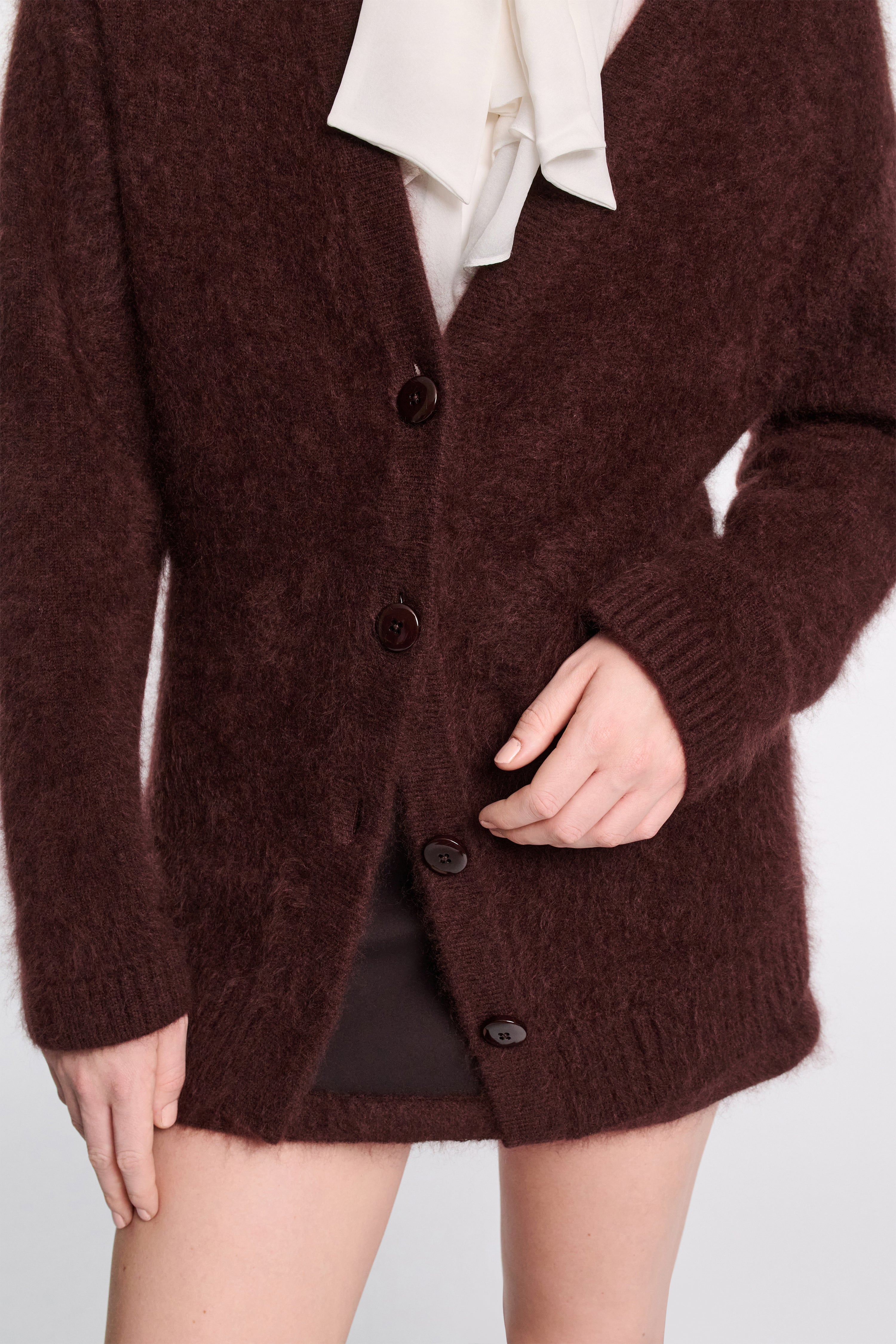 FLUFFY STATEMENT cardigan