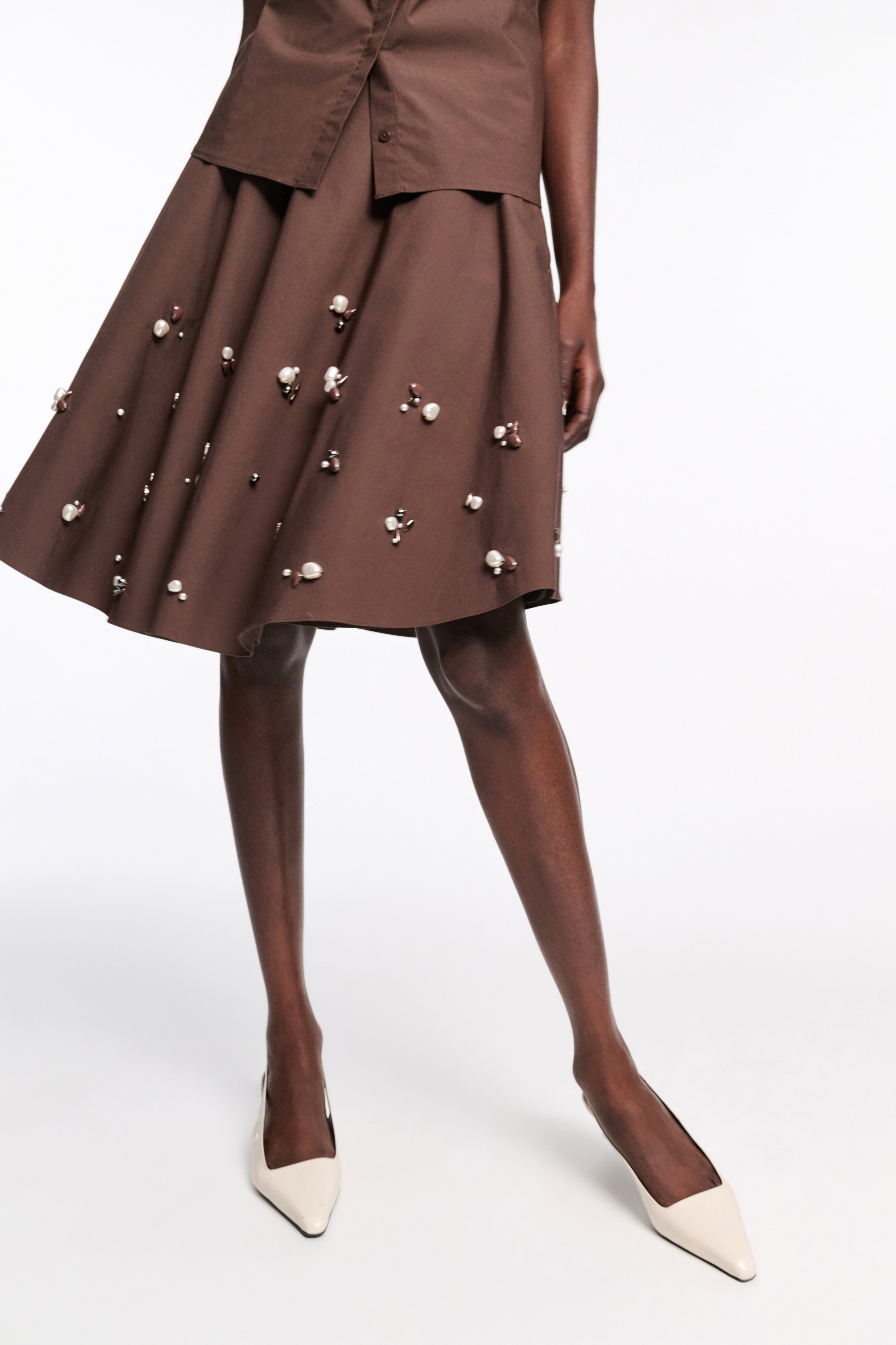 POPLIN POWER skirt