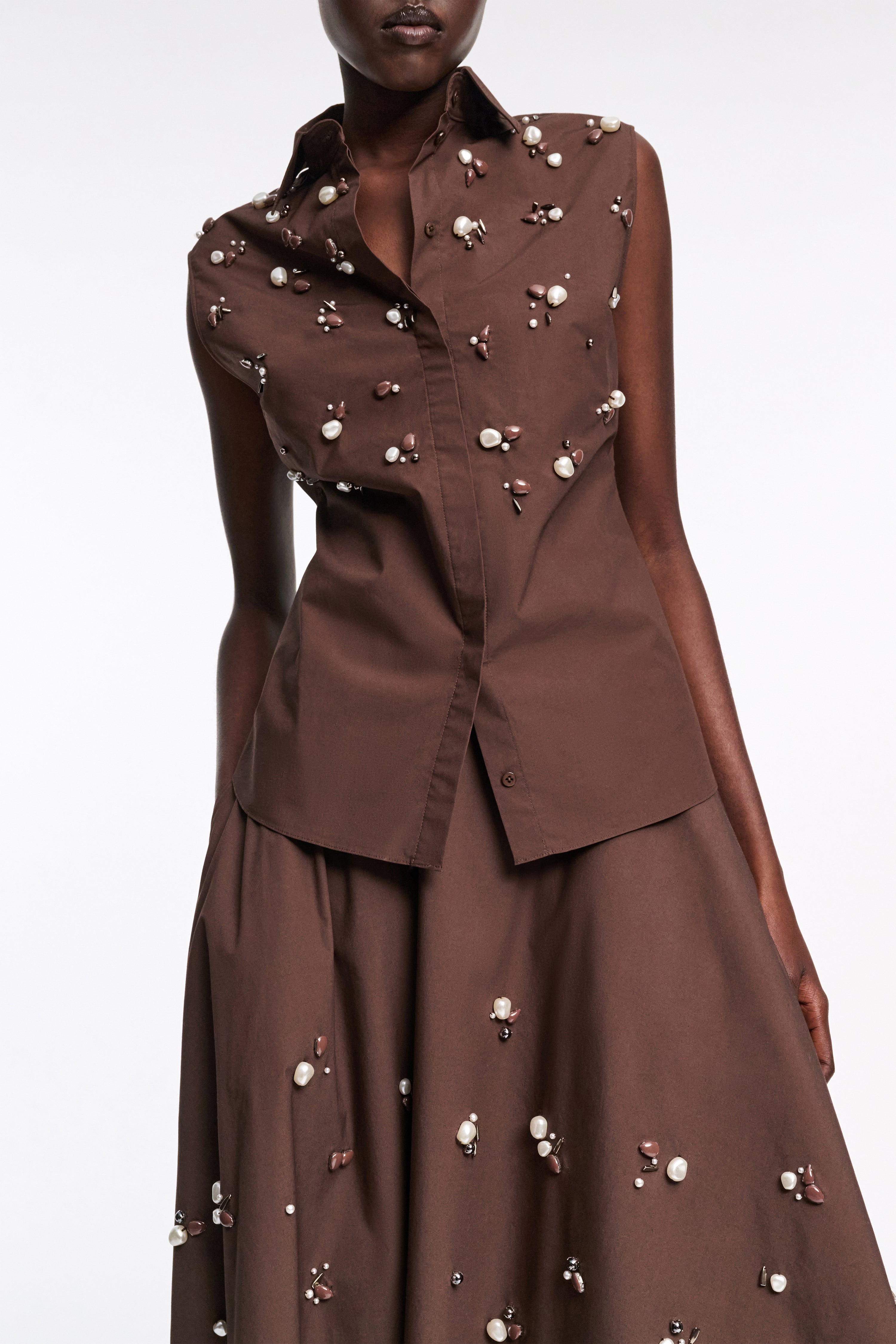 POPLIN POWER blouse