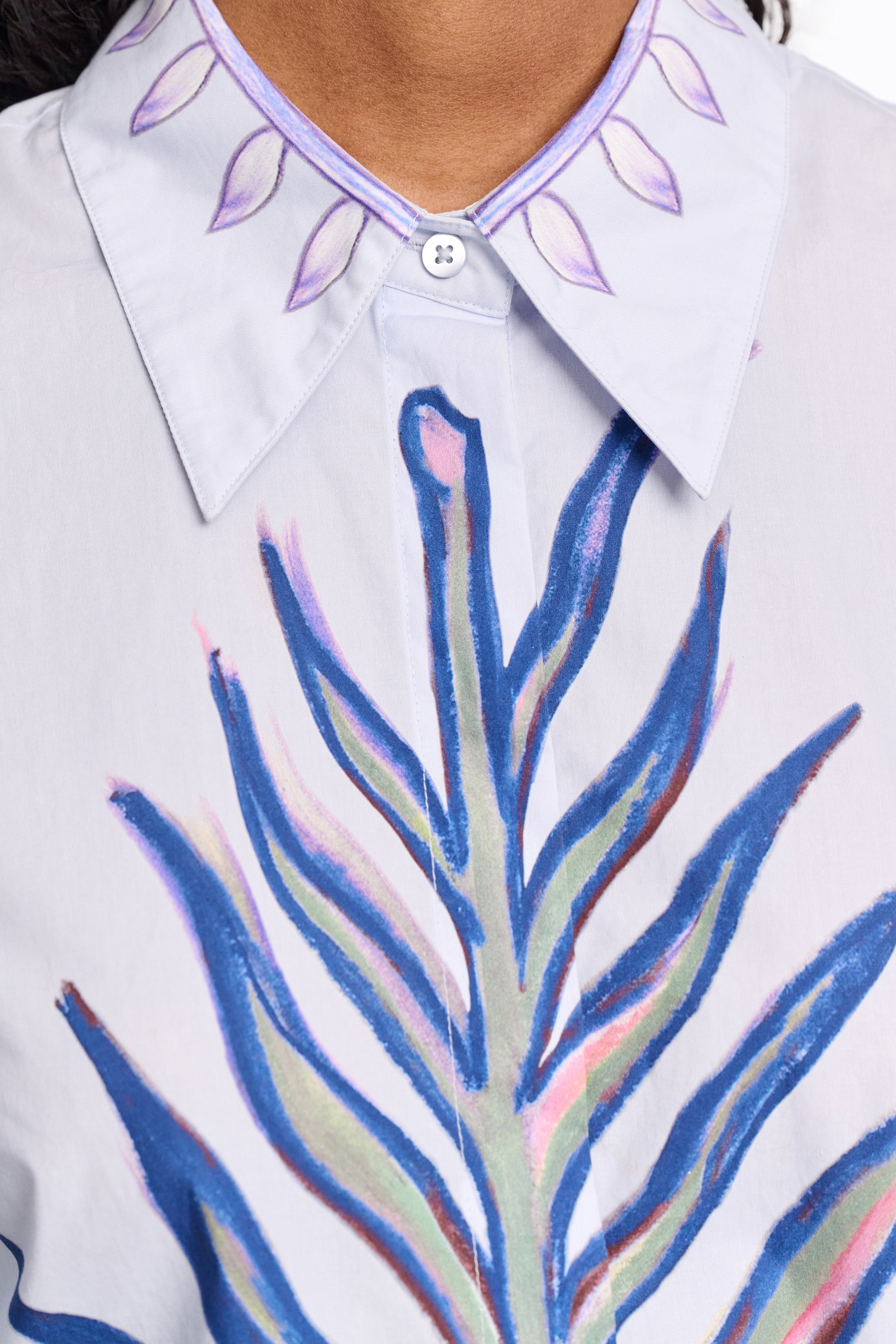 FLORAL EMBRACE blouse