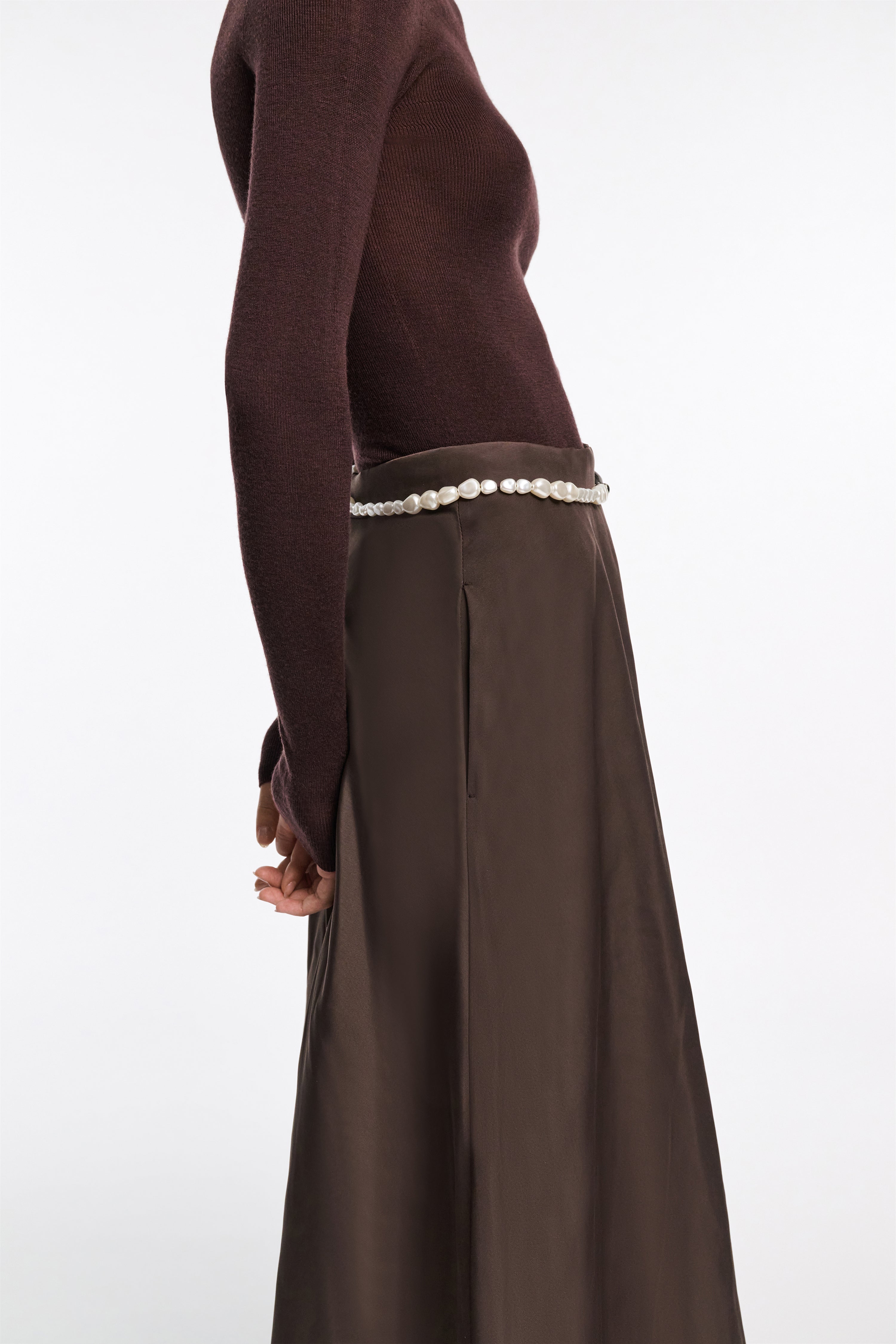 PEARL PERFECTION pearl stud belt