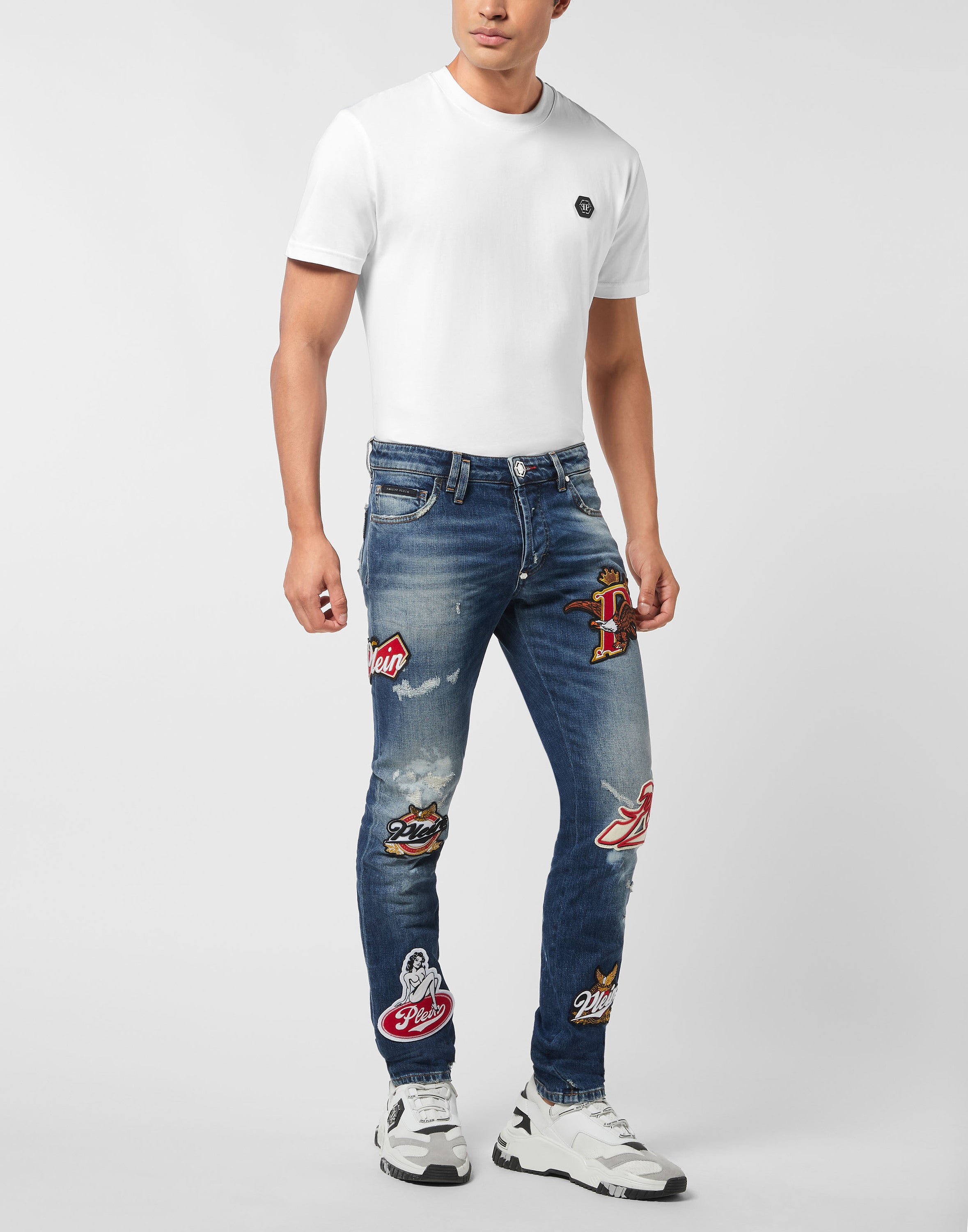 Super Straight Cut Jeans Plein Beers