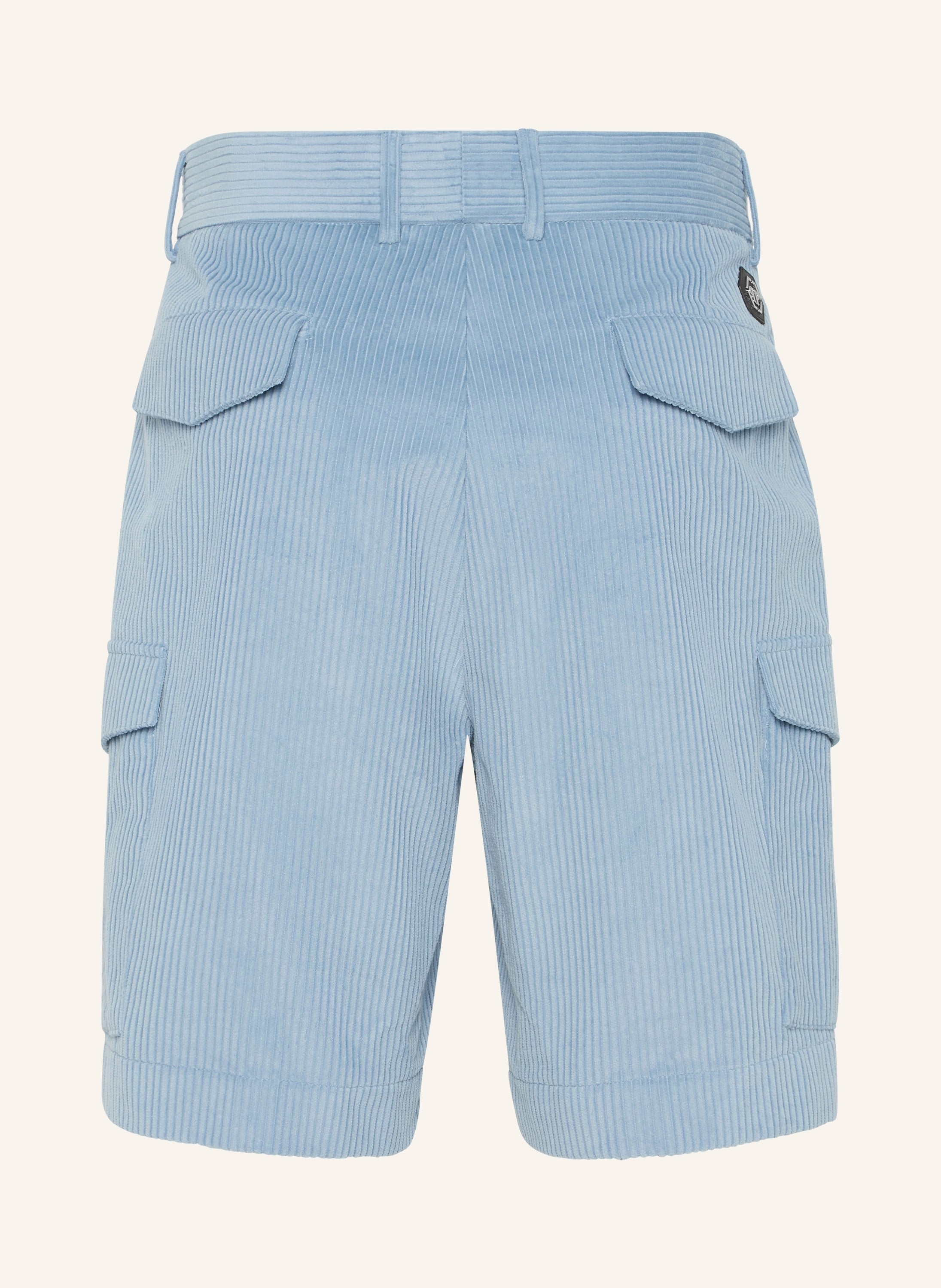 Velvet Gabardine Short Cargo Trousers Cool Kid Fit
