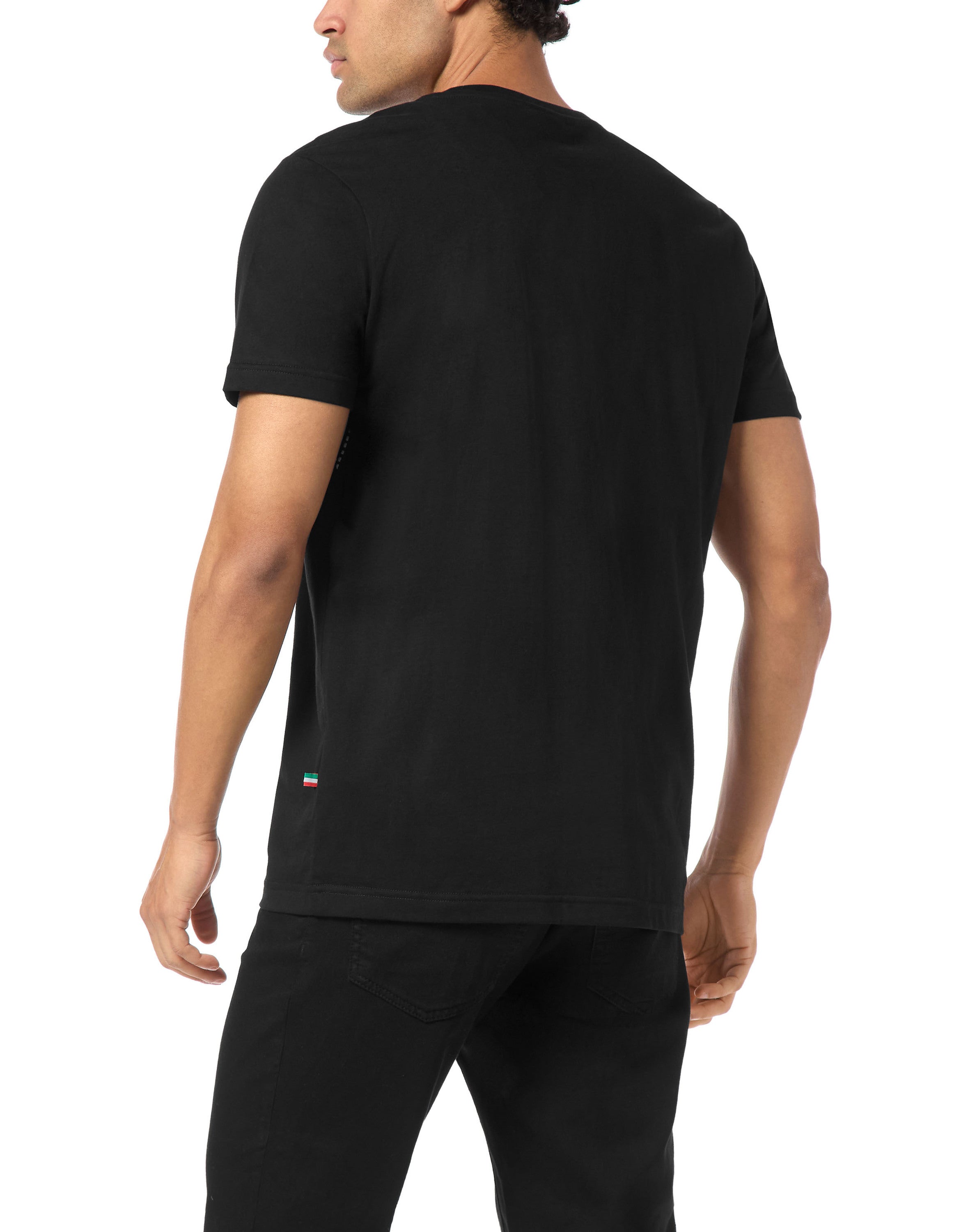 Embroidered T-shirt Round Neck SS