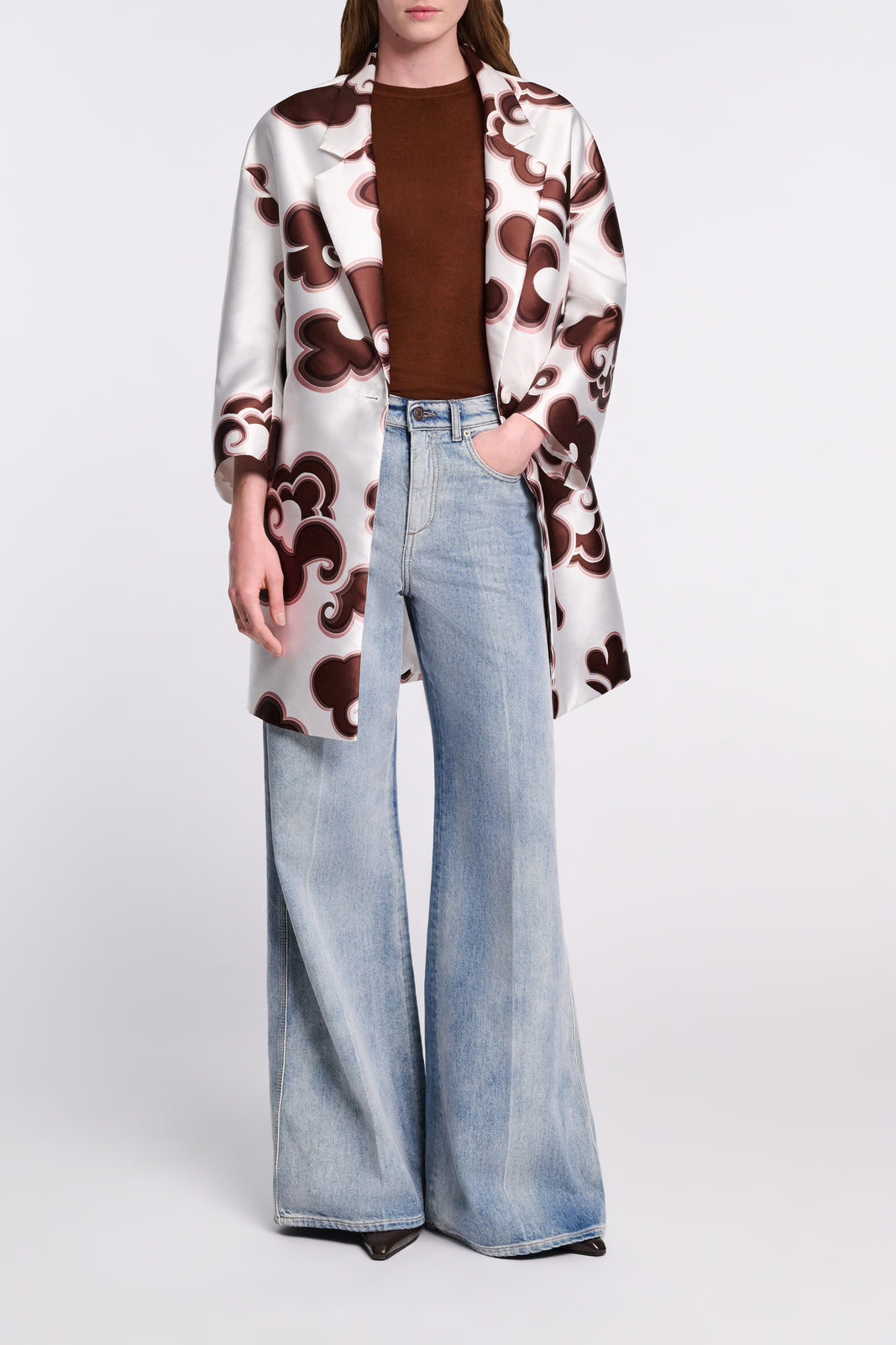 FLORAL STATEMENT coat