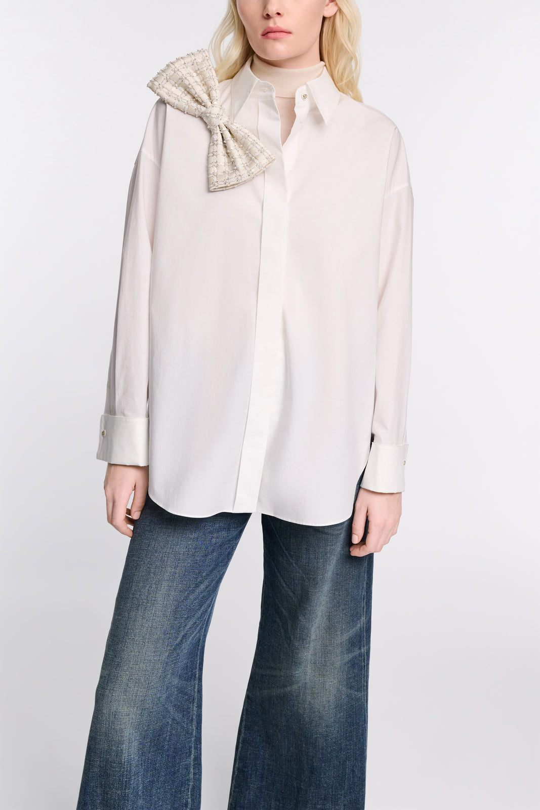 POPLIN POWER blouse