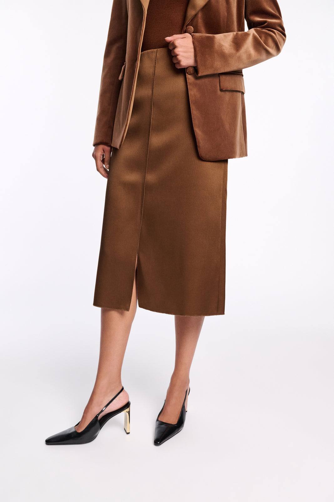 SHINY STATEMENT skirt