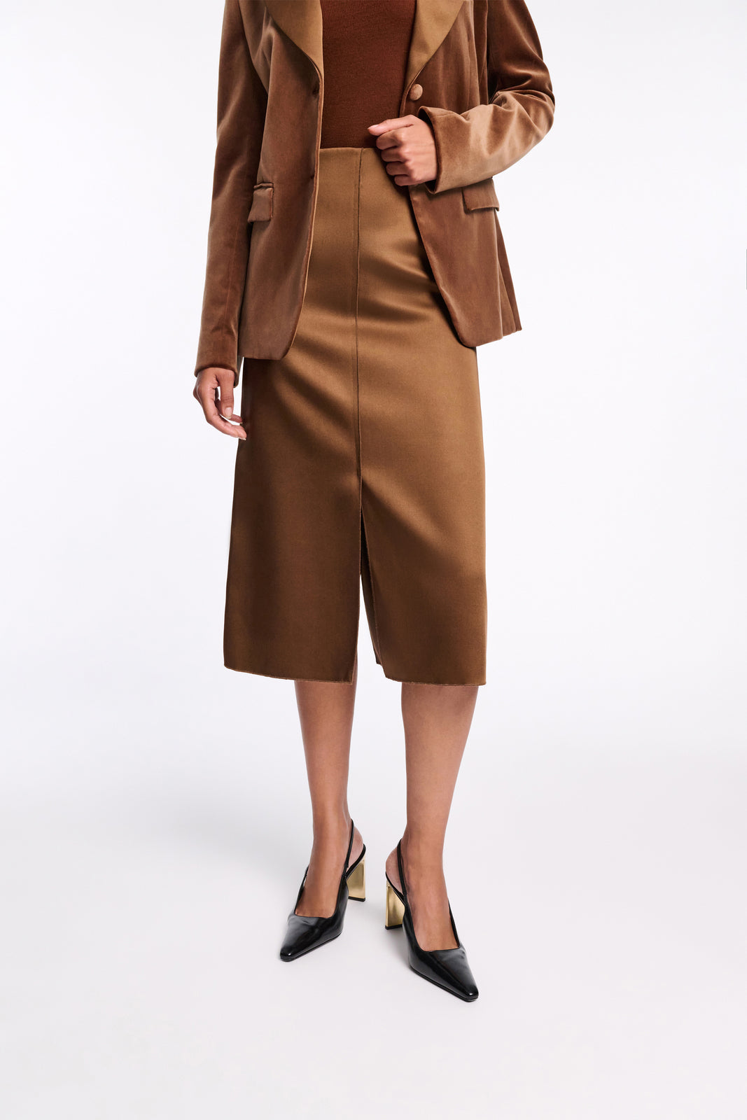 SHINY STATEMENT skirt