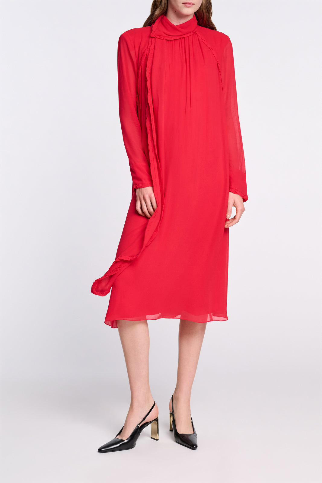 SHEER TWIST dress