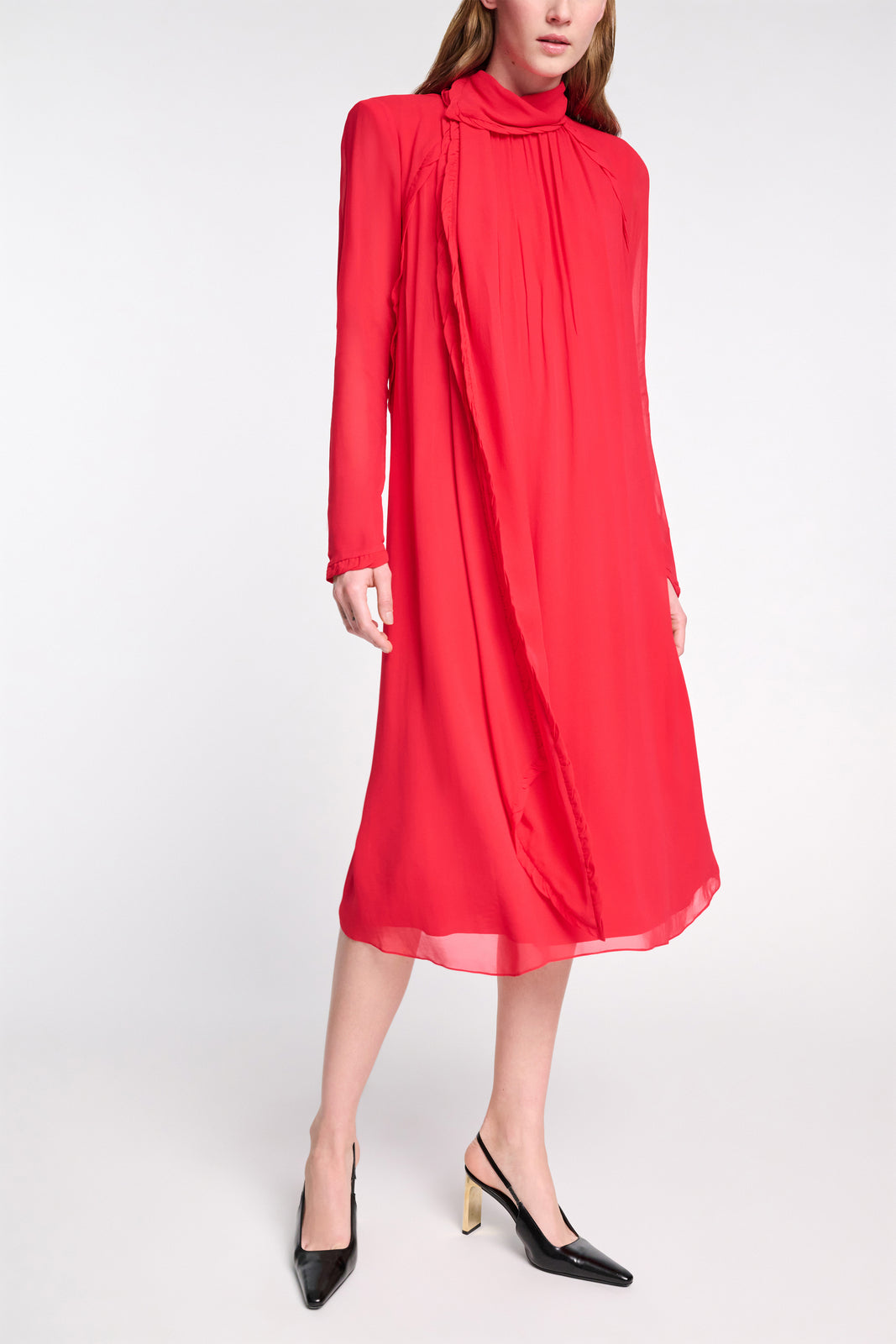 SHEER TWIST dress