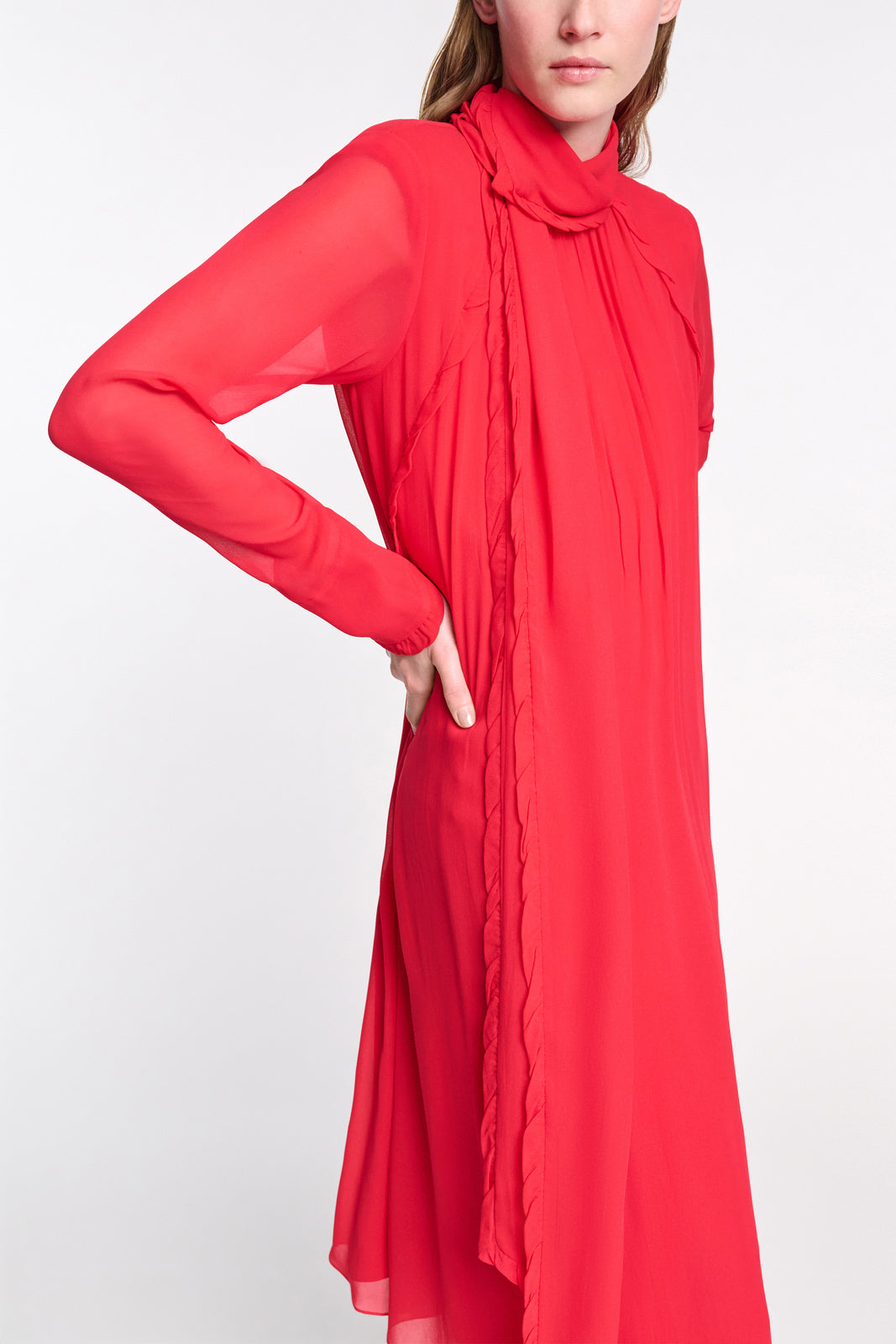 SHEER TWIST dress