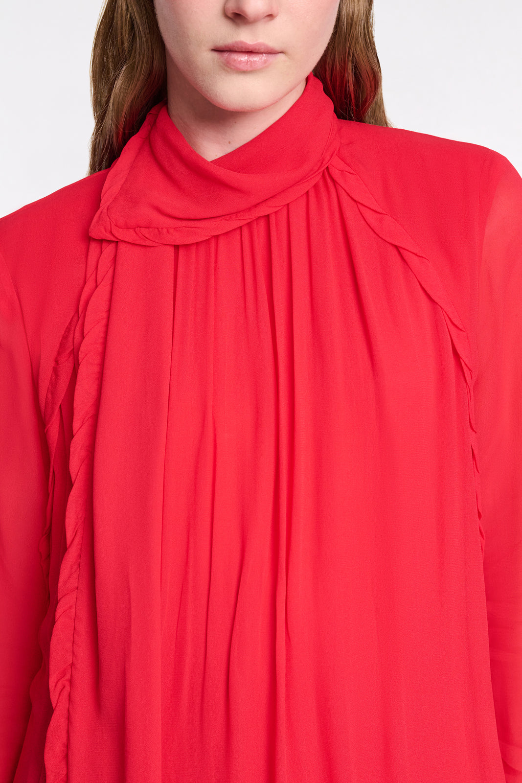 SHEER TWIST dress