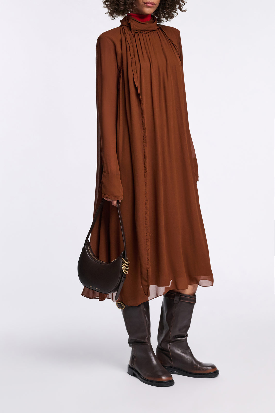 SHEER TWIST dress