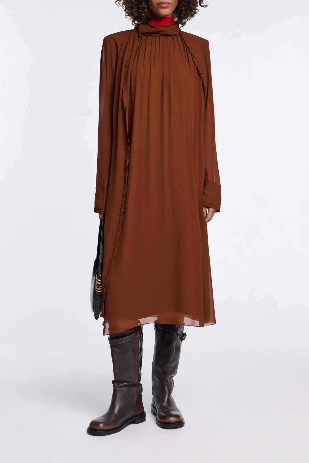 SHEER TWIST dress