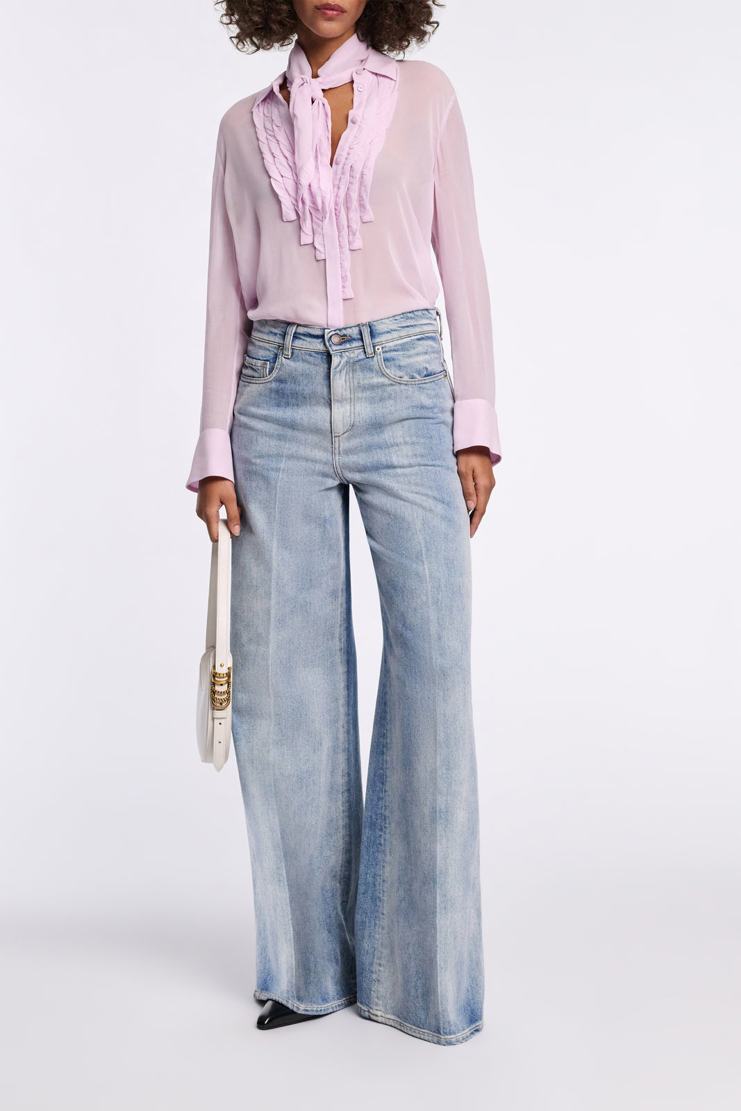 SHEER TWIST blouse