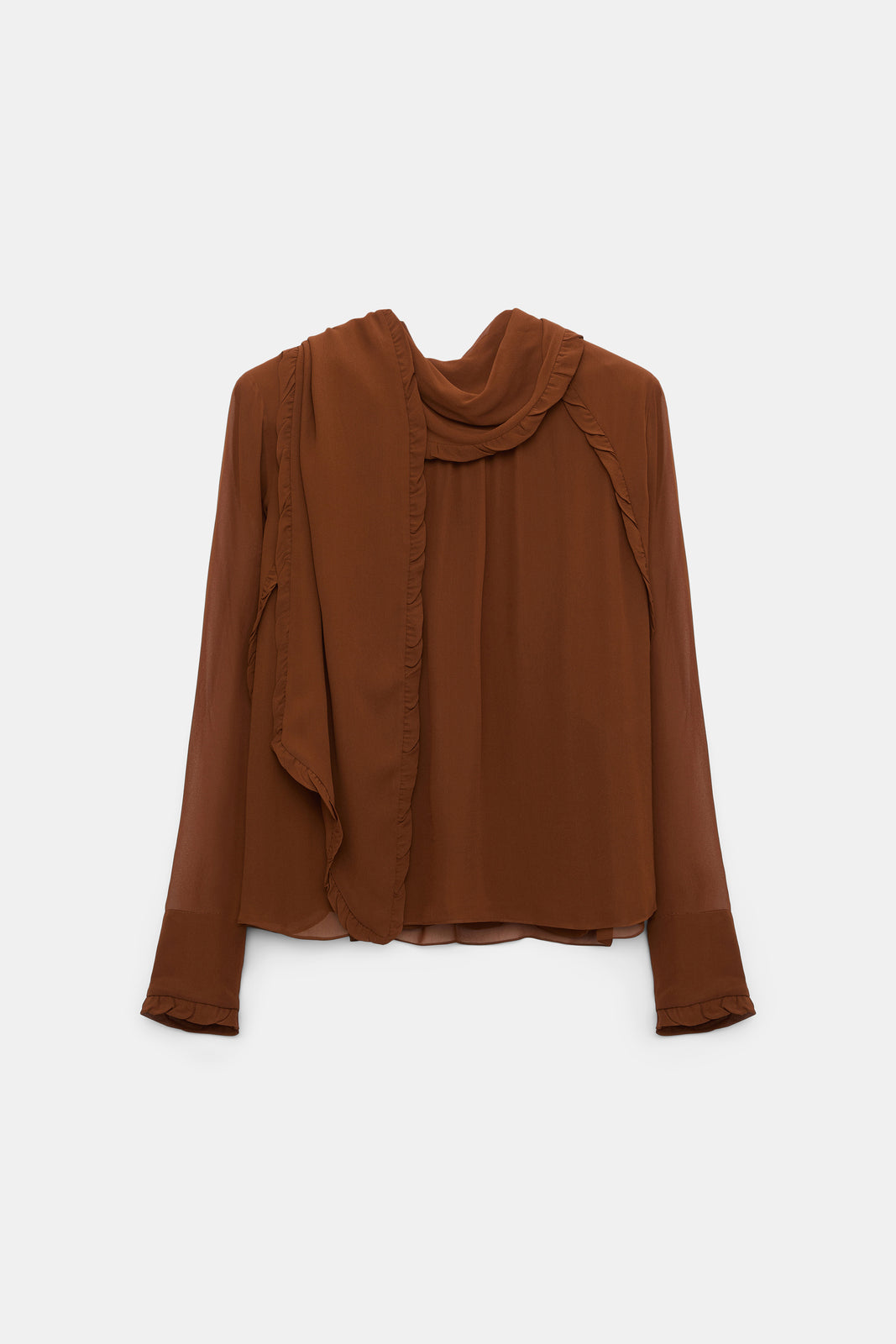 SHEER TWIST blouse