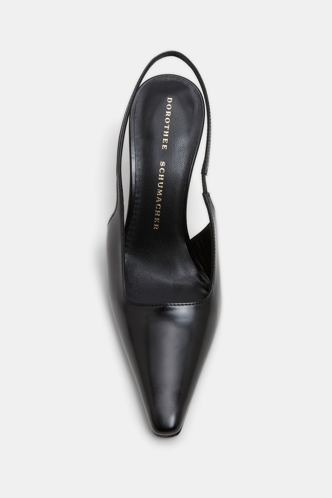 SUBTLE SHINE slingback pump