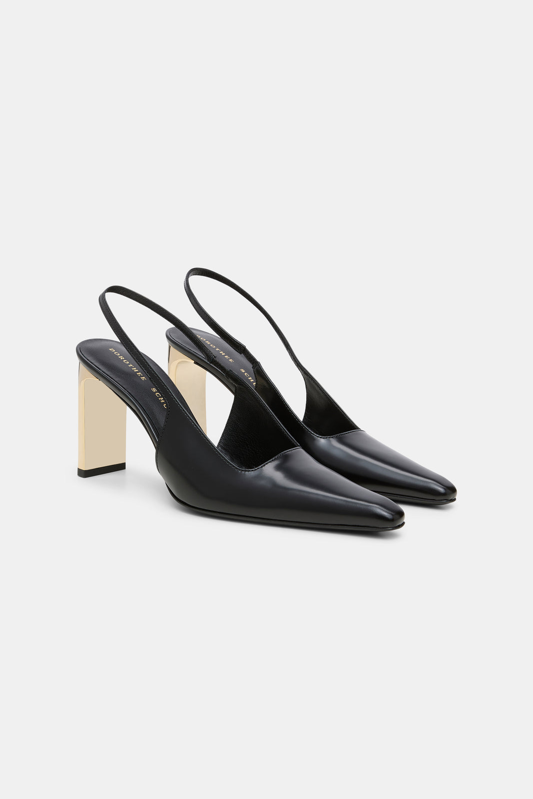 SUBTLE SHINE slingback pump