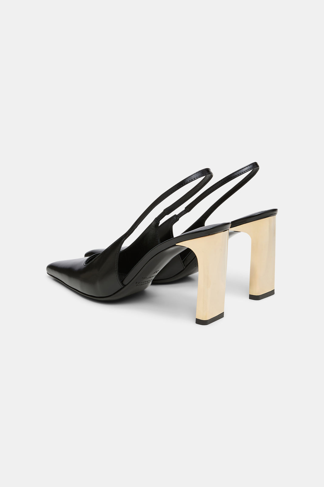 SUBTLE SHINE slingback pump