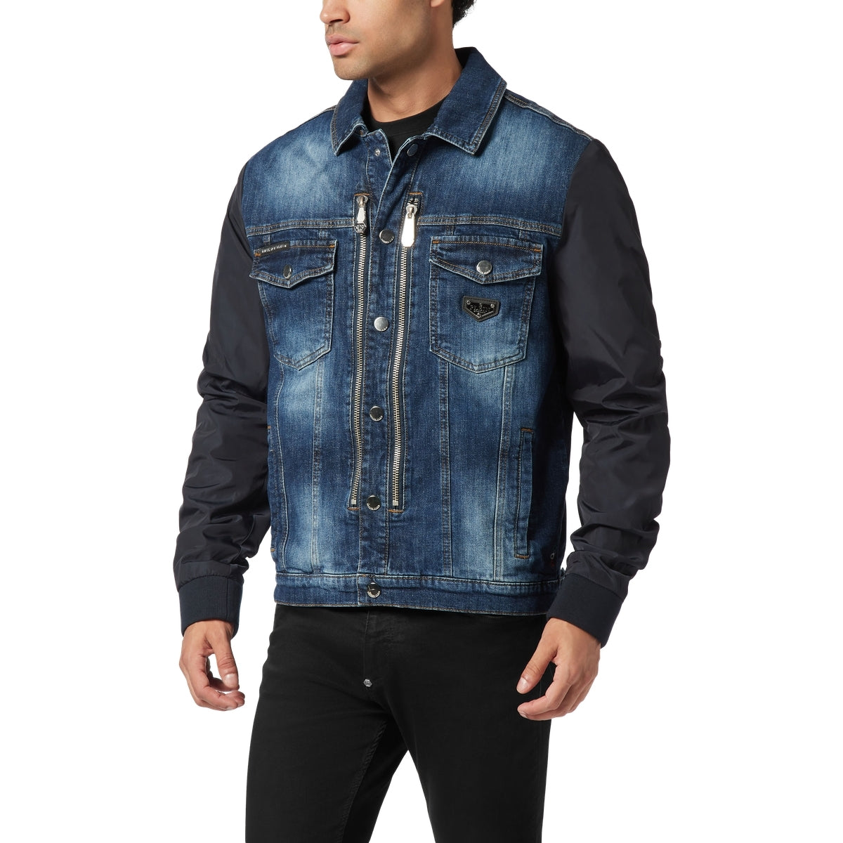 Composed Denim Zip Jacket College