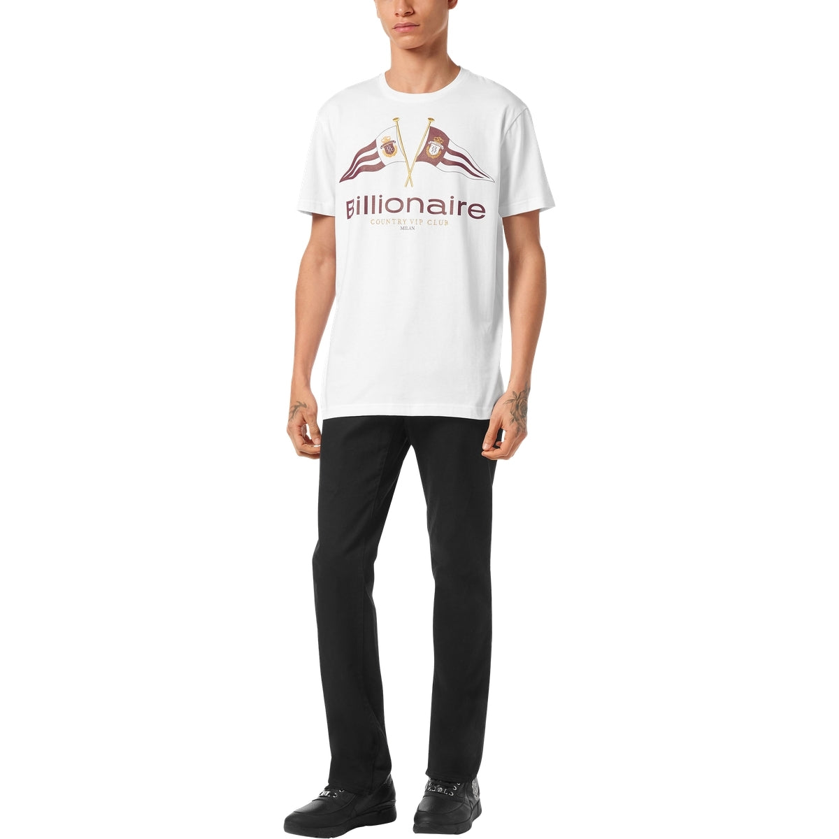 T-shirt Round Neck Flags