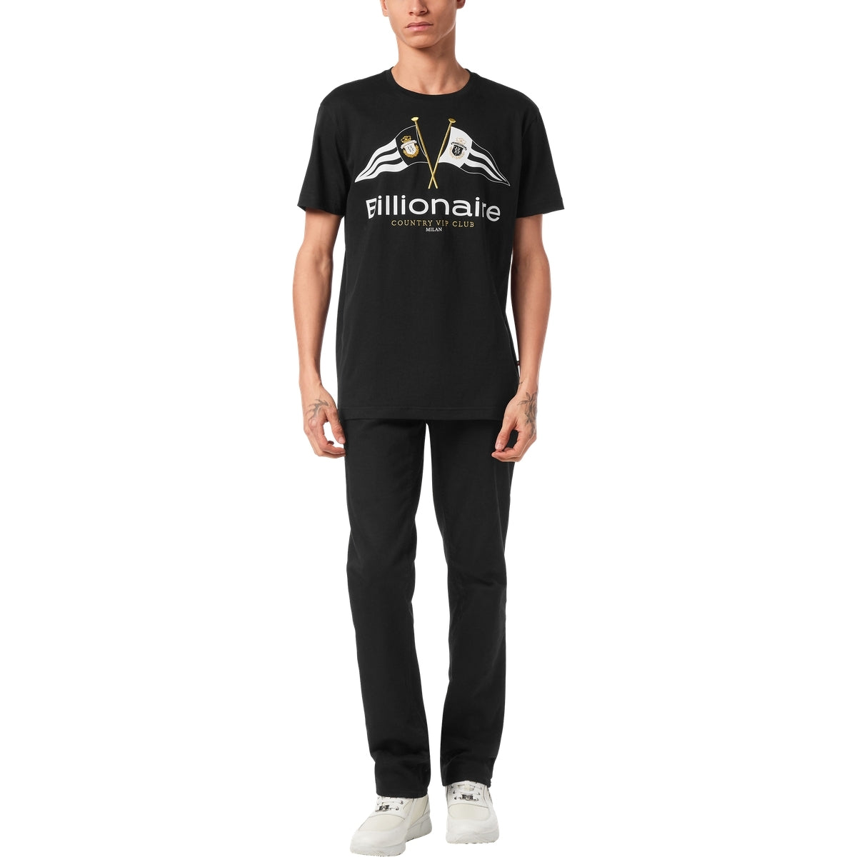 T-shirt Round Neck Flags