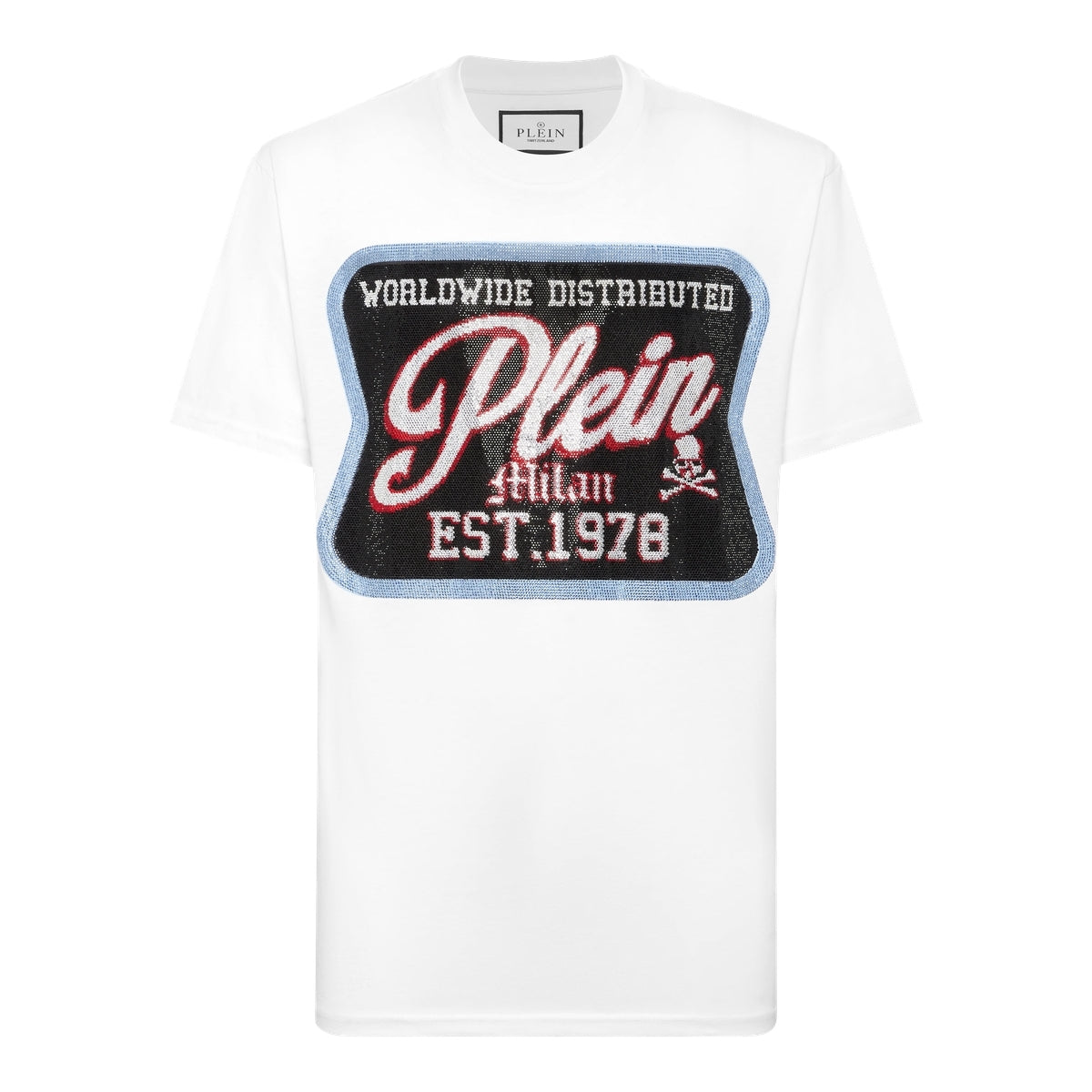 Round Neck T-Shirt Patch Plein Milan
