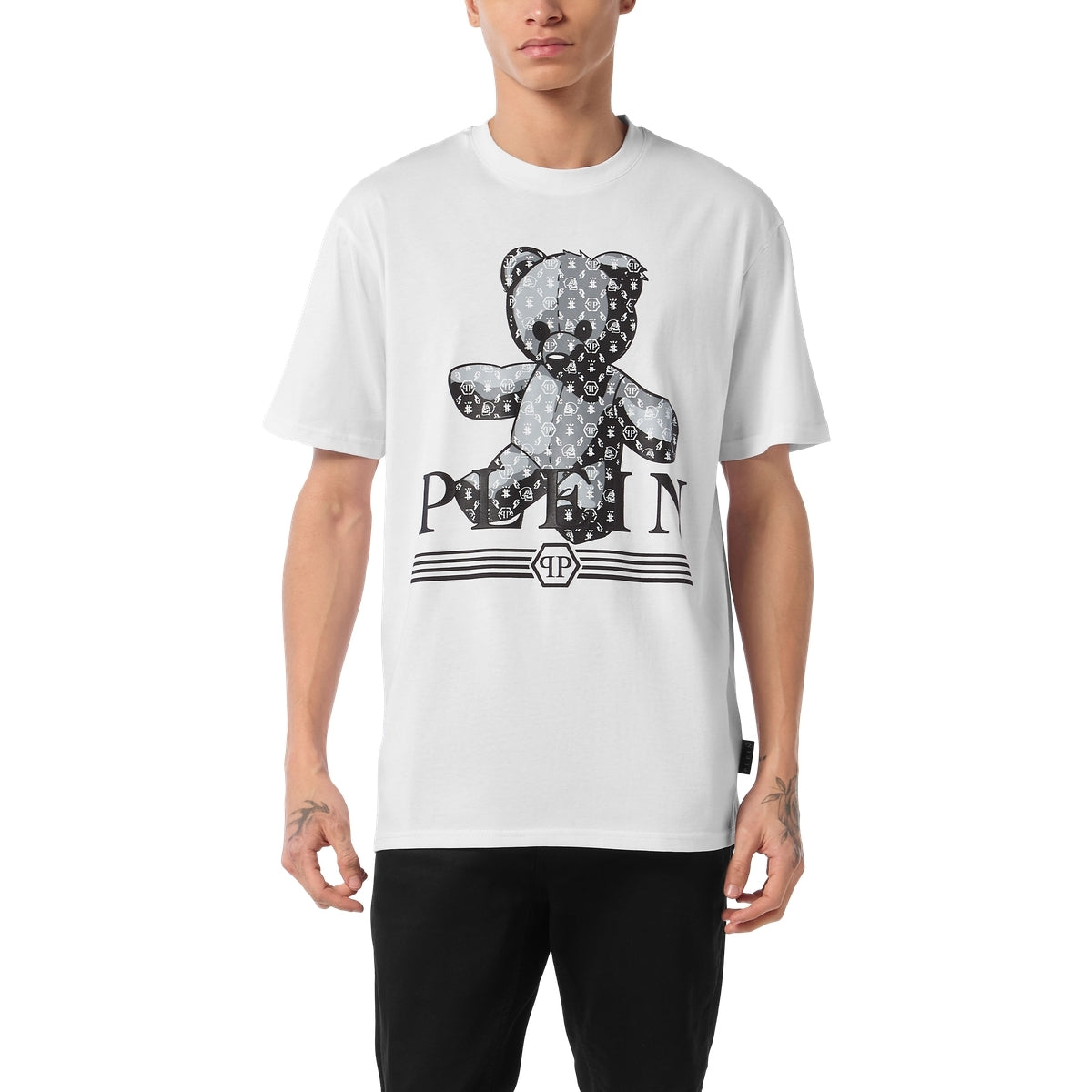Round Neck T-Shirt Teddy Monogram