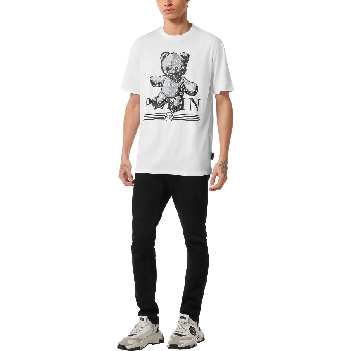 Round Neck T-Shirt Teddy Monogram