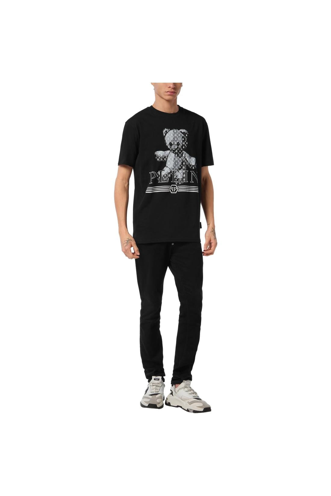 Round Neck T-Shirt Teddy Monogram