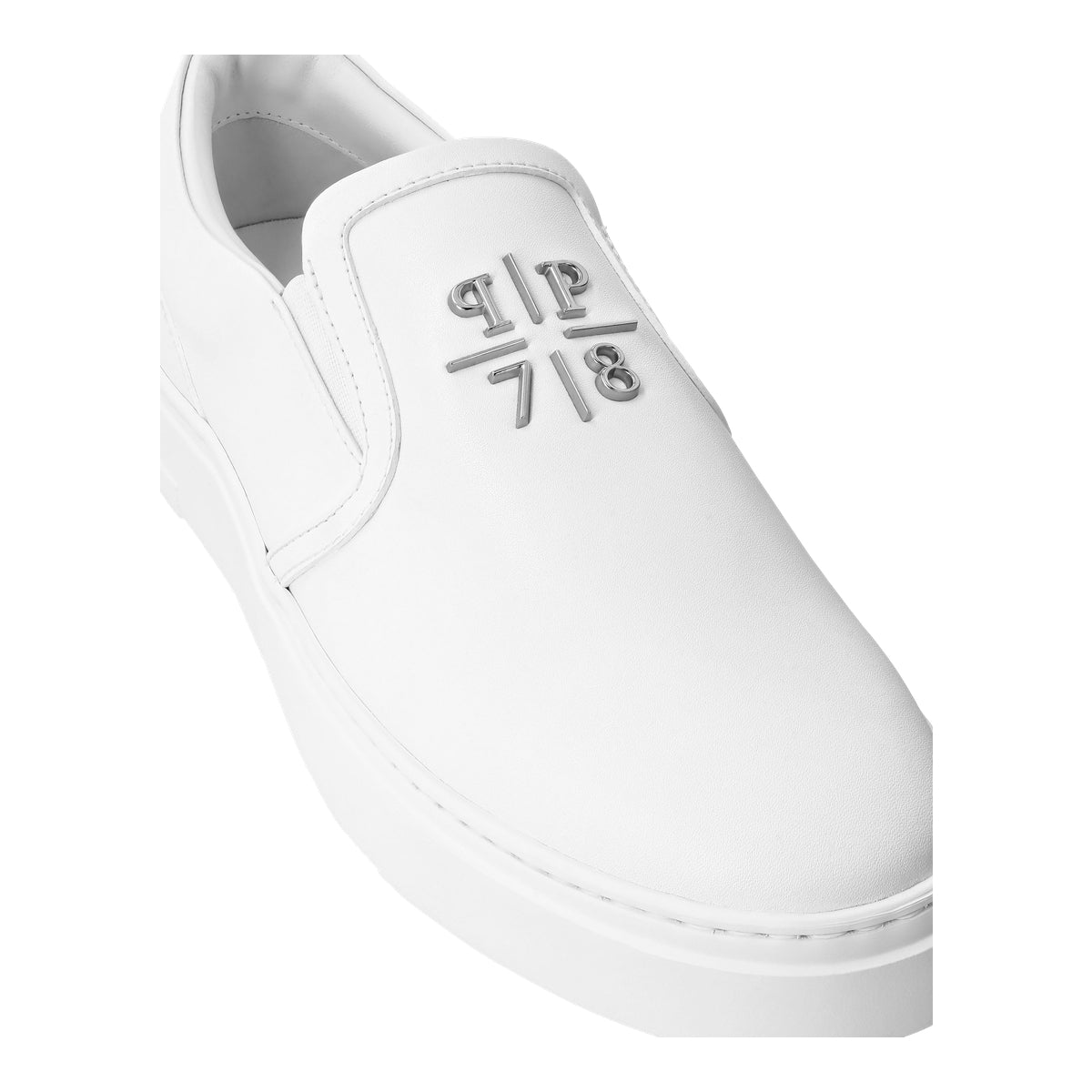 Nappa Leather Slip On Triangle