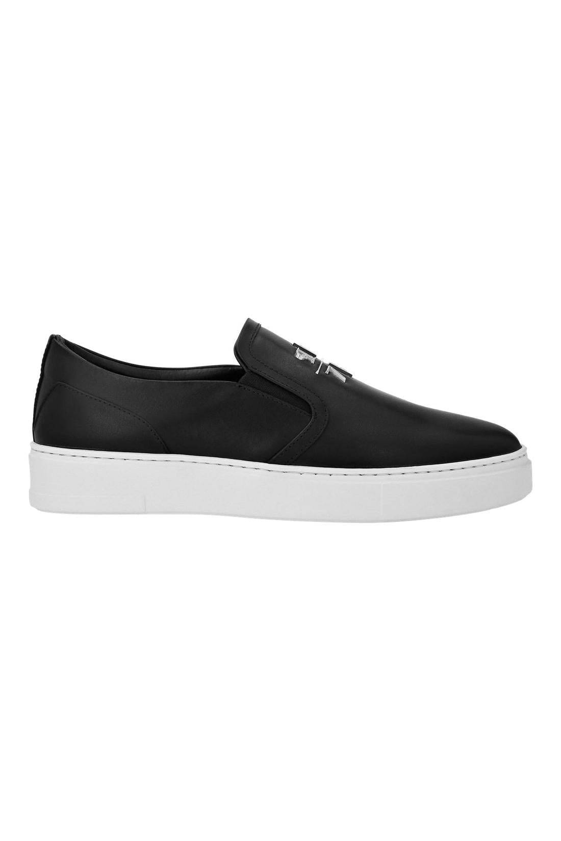 Nappa Leather Slip On Triangle
