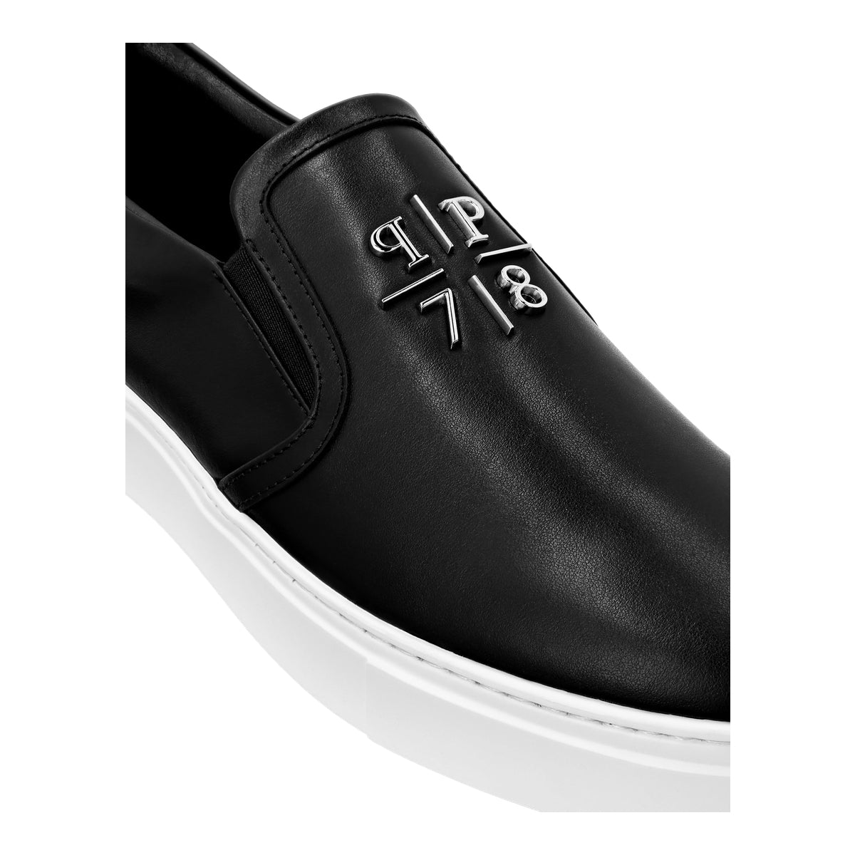 Nappa Leather Slip On Triangle