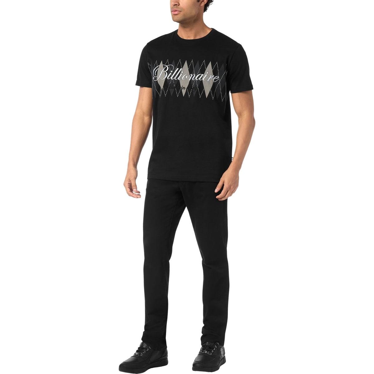 Embroidered T-shirt Round Neck SS
