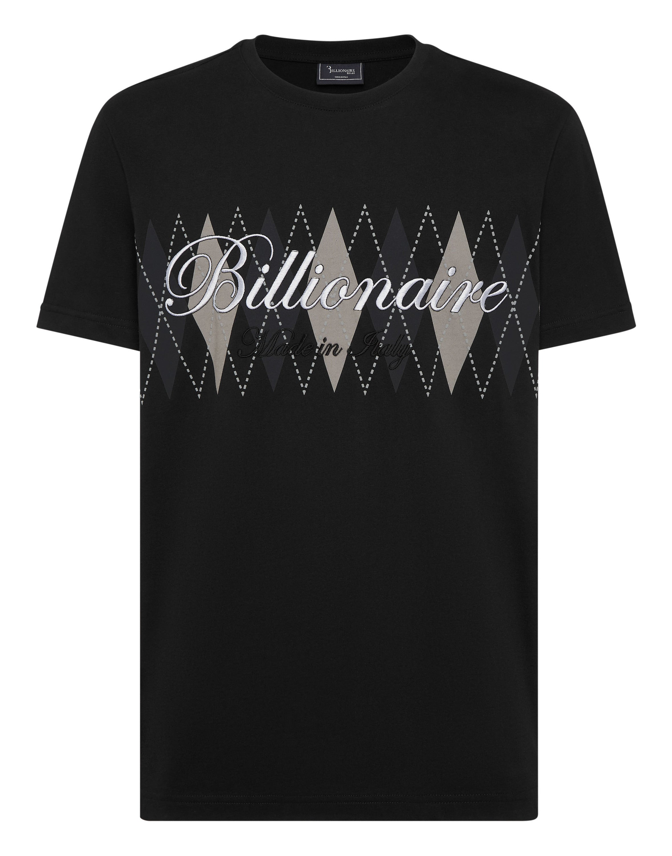 Embroidered T-shirt Round Neck SS