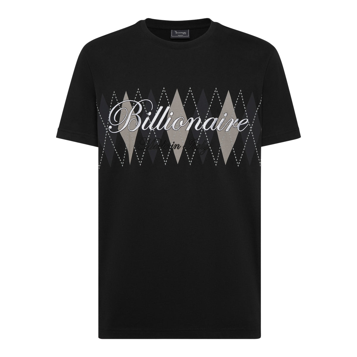 Embroidered T-shirt Round Neck SS