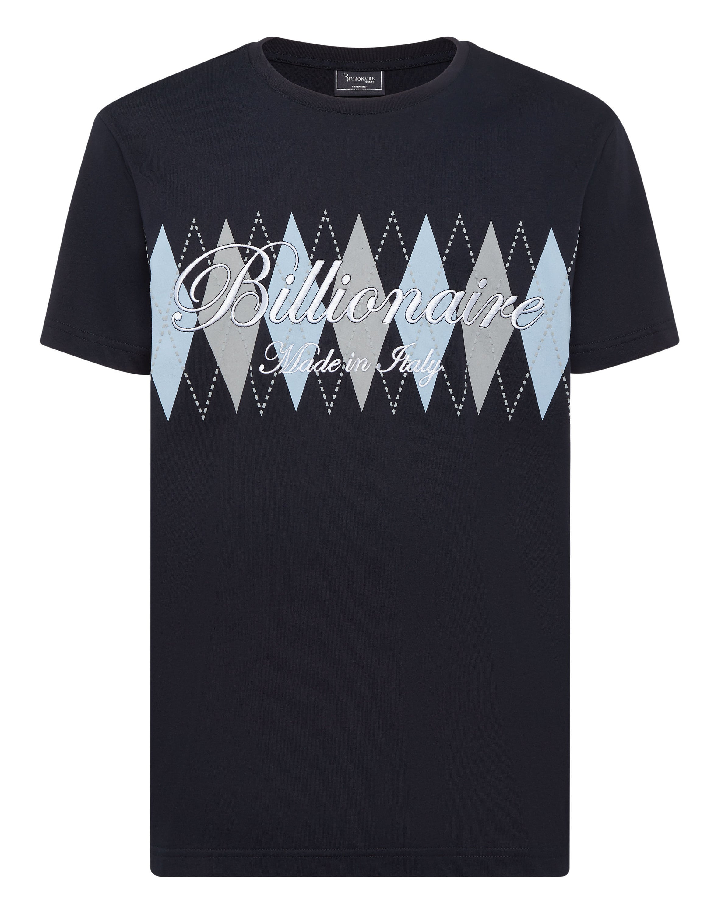 Embroidered T-shirt Round Neck SS